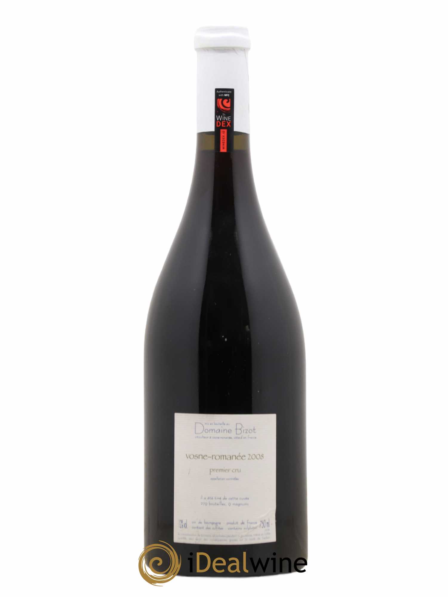 Vosne-Romanée 1er Cru Bizot (Domaine) 2008 - Lot de 1 bouteille - 1