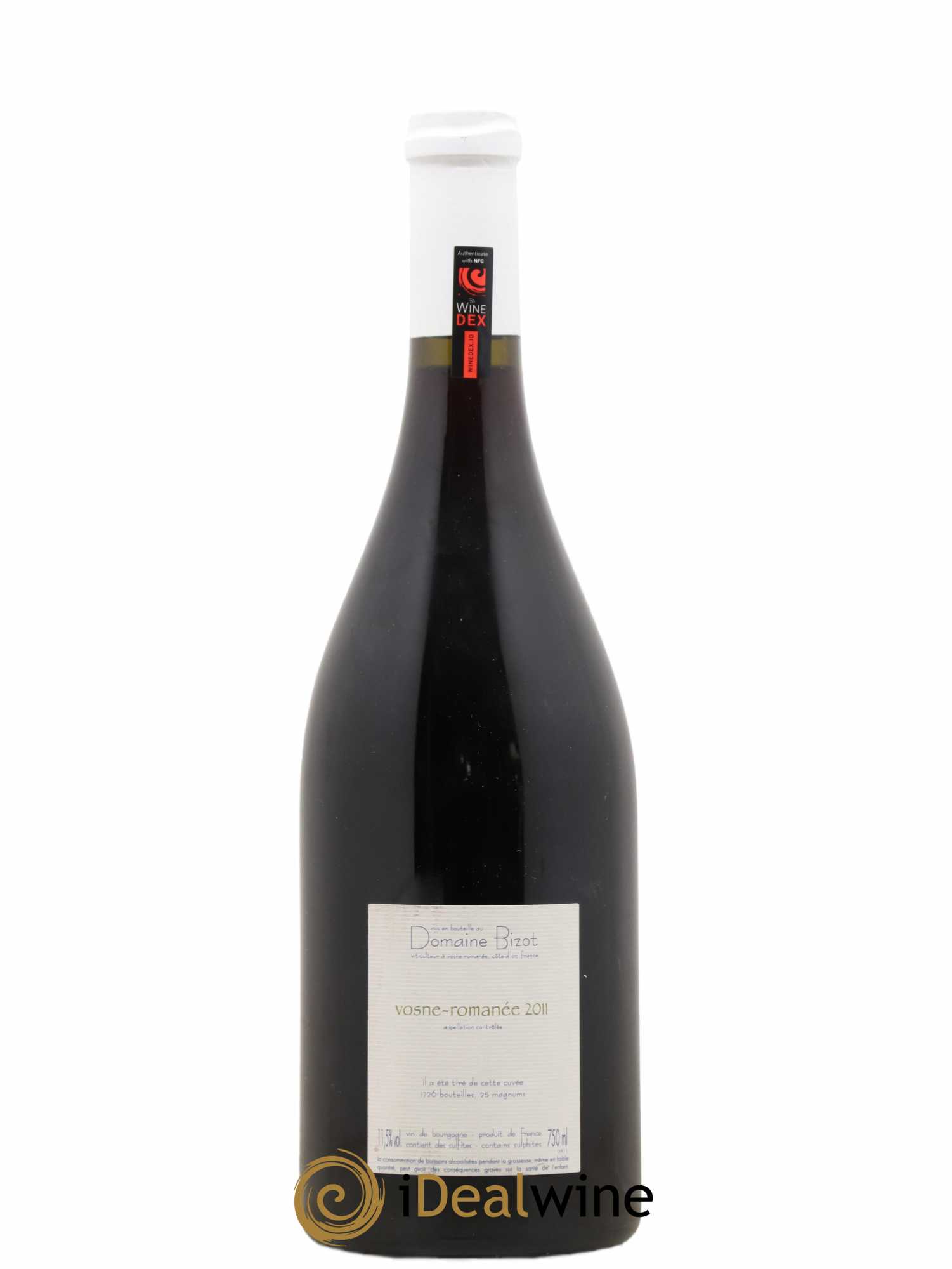 Vosne-Romanée Bizot (Domaine) 2011 - Lot de 1 bouteille - 1