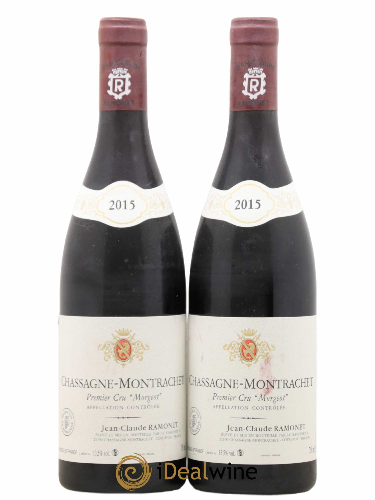 Chassagne-Montrachet 1er Cru Morgeot Ramonet (Domaine) 2015 - Lot de 2 bouteilles - 0