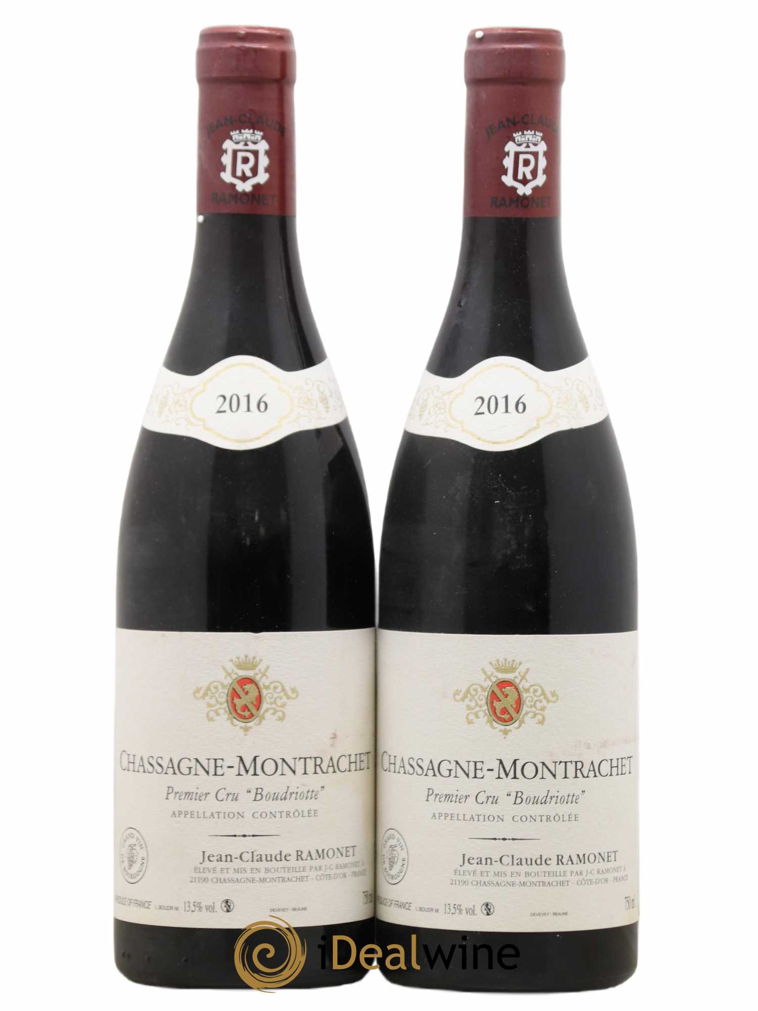 Chassagne-Montrachet 1er Cru Boudriotte Ramonet (Domaine) 2016 - Lot de 2 bouteilles - 0