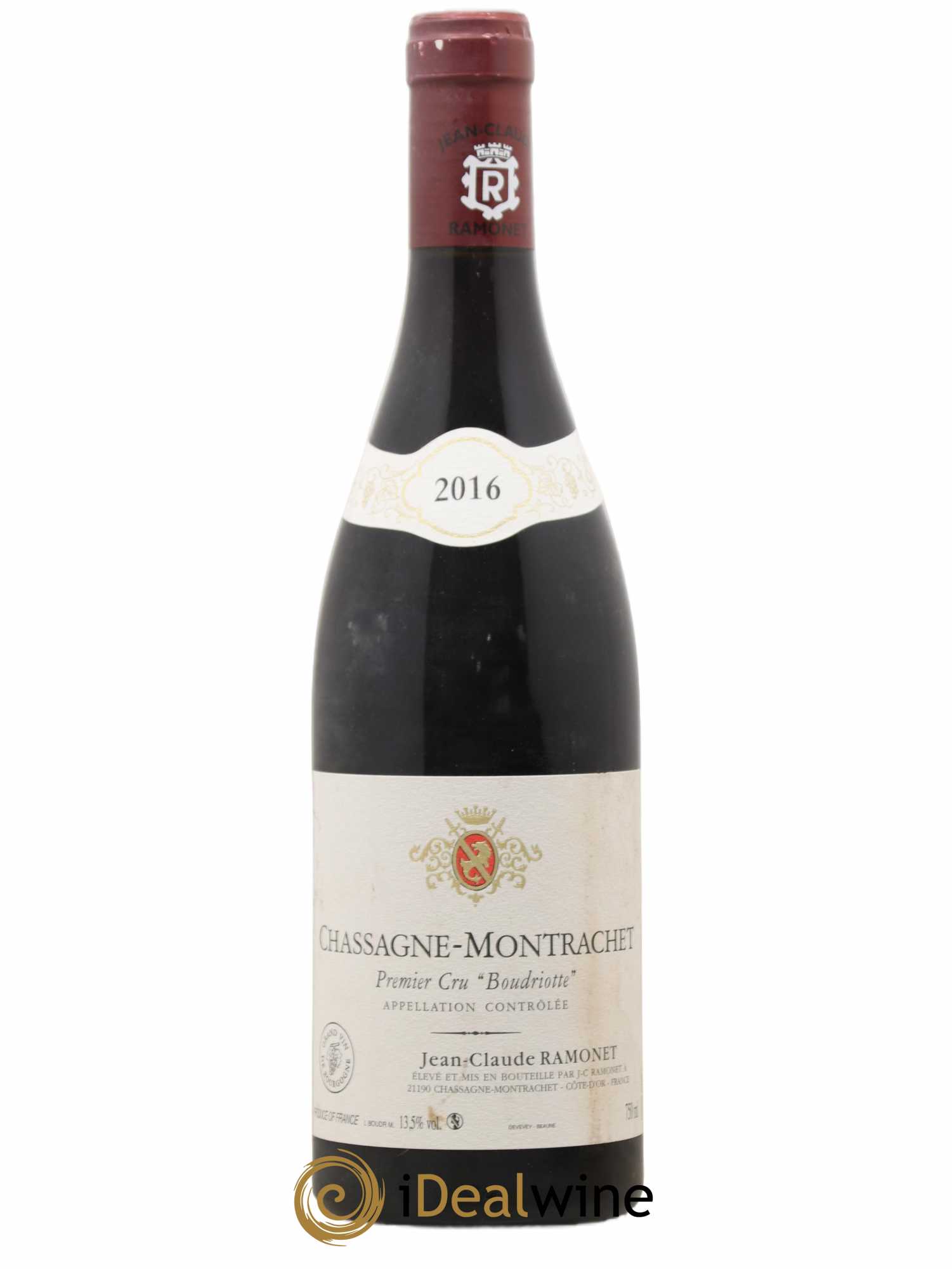 Chassagne-Montrachet 1er Cru Boudriotte Ramonet (Domaine) 2016 - Lot de 1 bouteille - 0