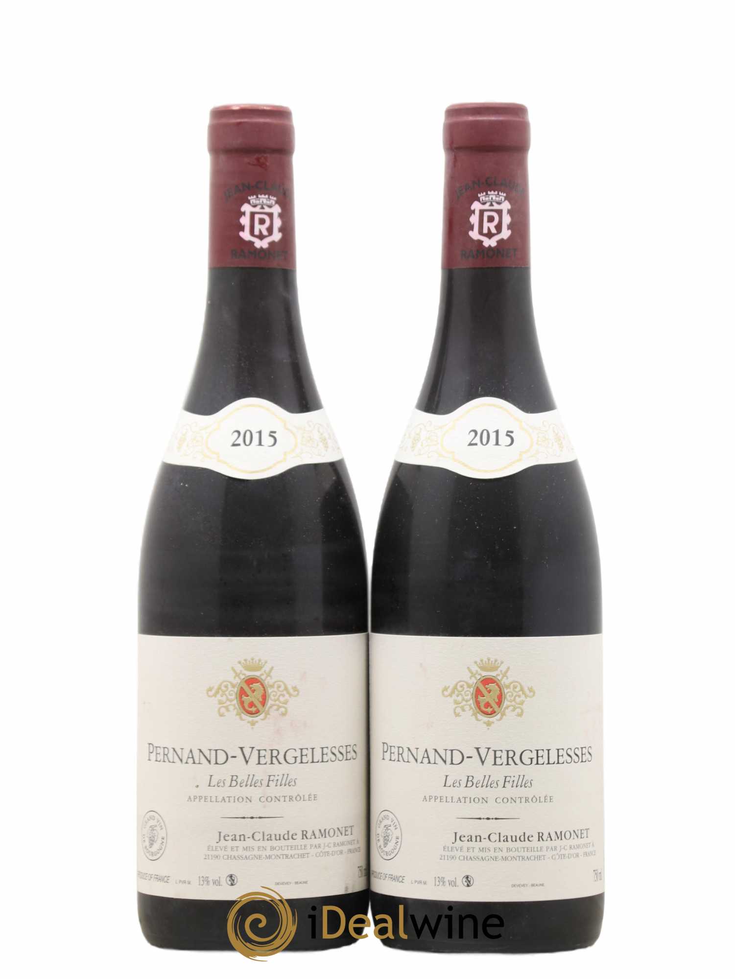 Pernand-Vergelesses Les Belles Filles Ramonet (Domaine) 2015 - Lot de 2 bouteilles - 0