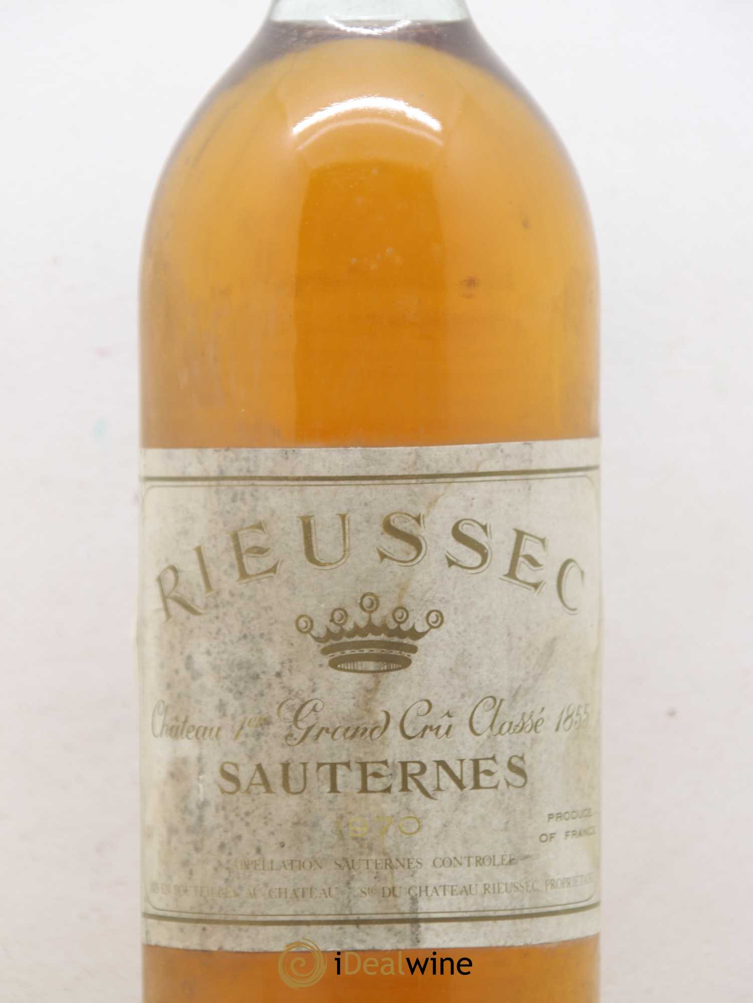 Château Rieussec 1er Grand Cru Classé  (no reserve) 1970 - Lot of 1 bottle - 1