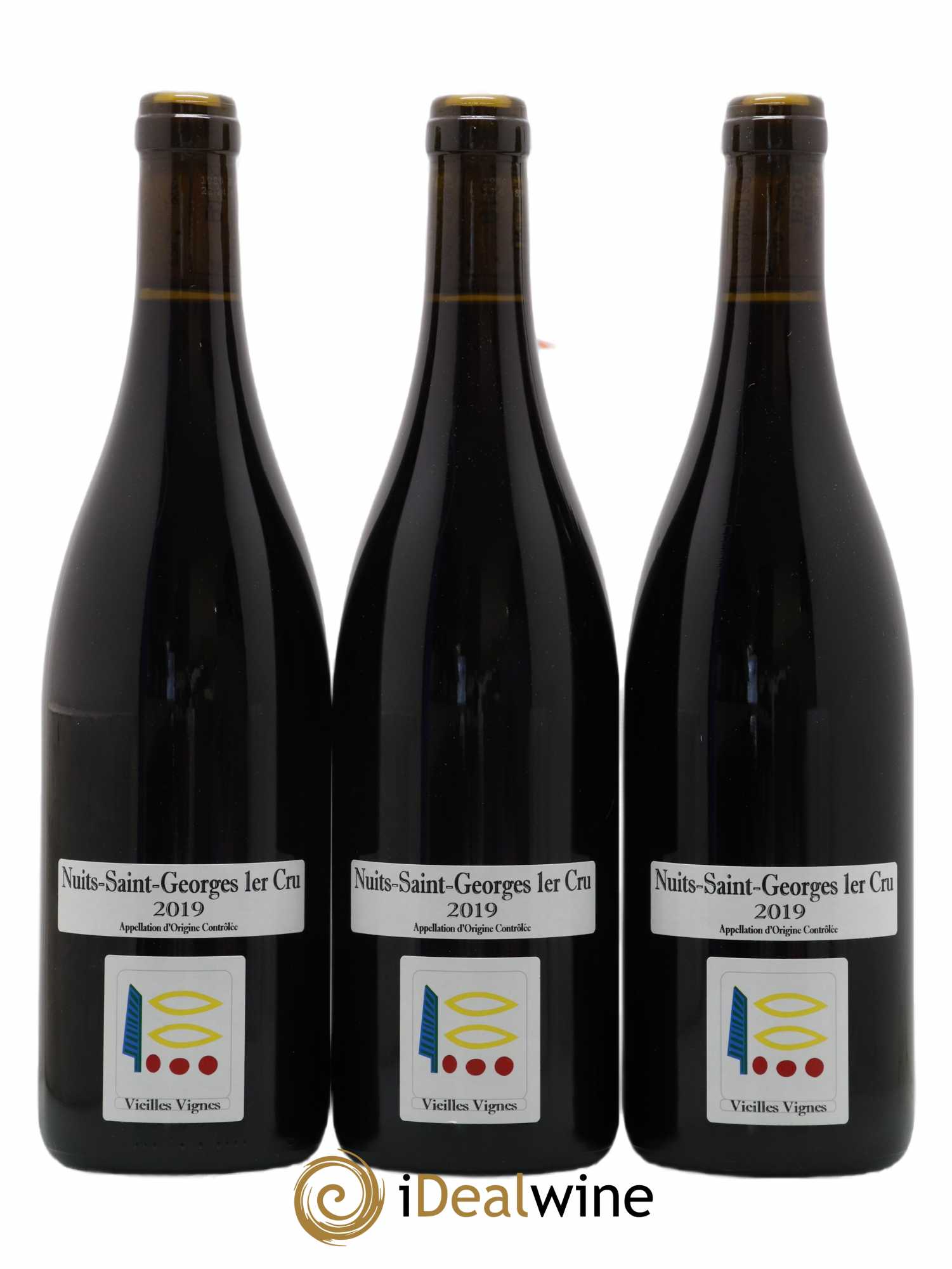 Nuits-Saint-Georges 1er Cru Vieilles Vignes Prieuré Roch 2019 - Lot de 3 bouteilles - 0