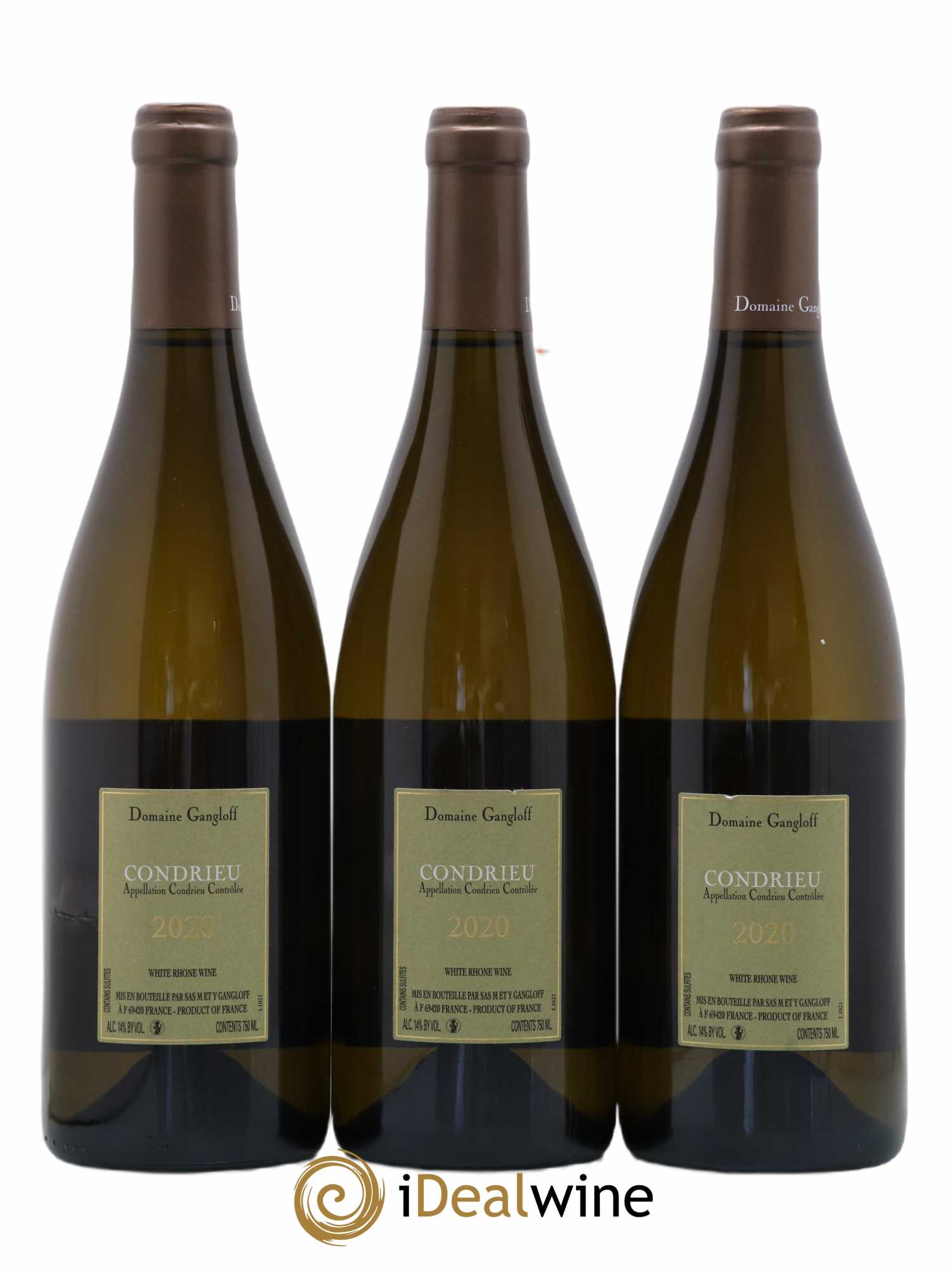 Condrieu Domaine Gangloff (Domaine) 2020 - Lot de 3 bouteilles - 1
