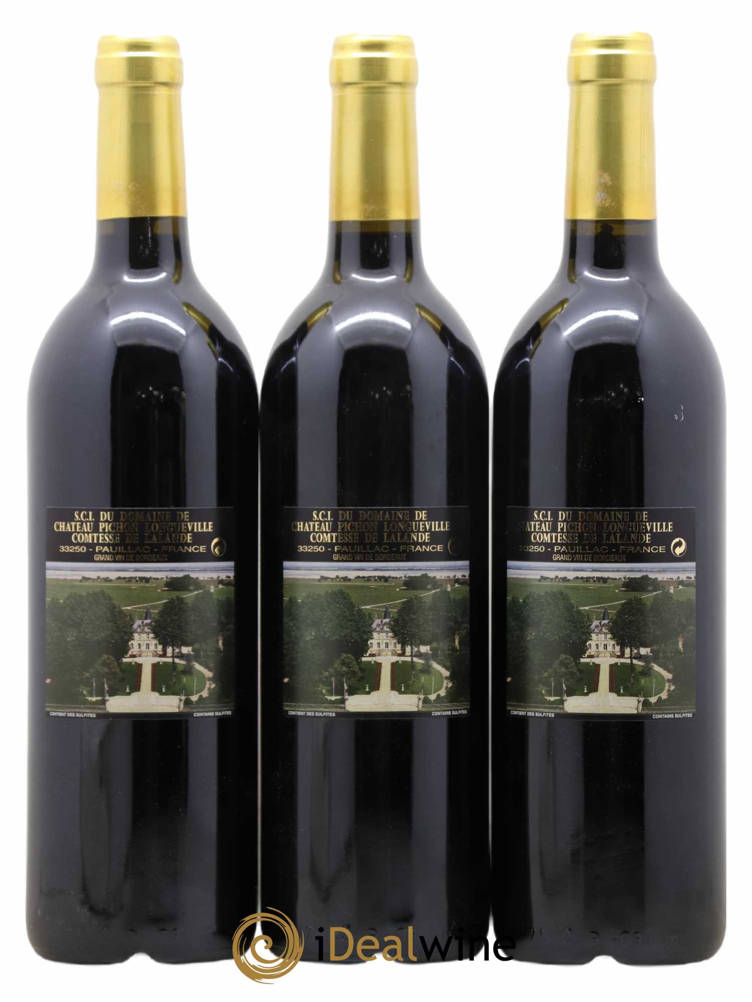Château Pichon Longueville Comtesse de Lalande 2ème Grand Cru Classé 2003 - Lot de 3 bouteilles - 1