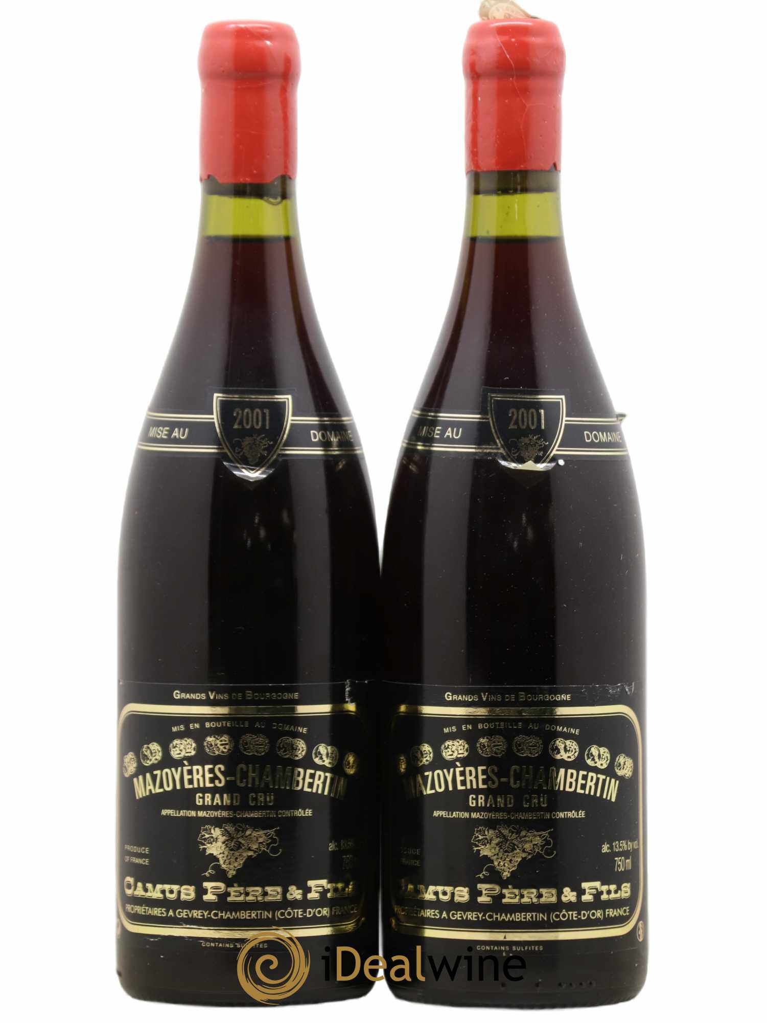 Mazoyères-Chambertin Grand Cru Camus Père et Fils (Domaine) 2001 - Posten von 2 Flaschen - 0