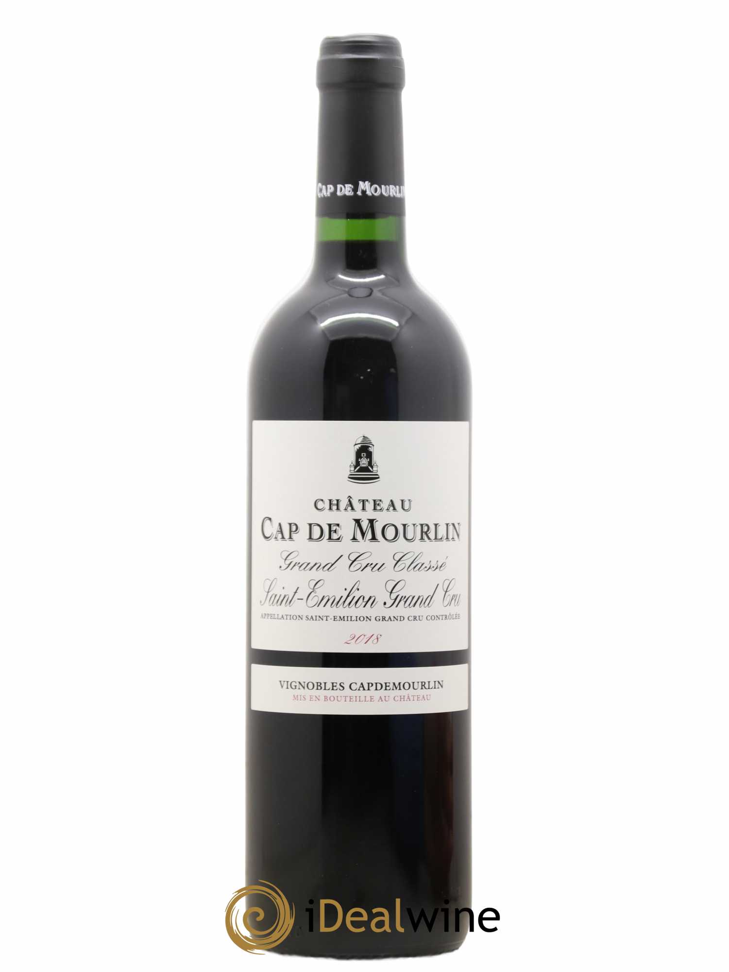 Château Cap de Mourlin Grand Cru Classé 2018 - Lot de 1 bouteille - 0