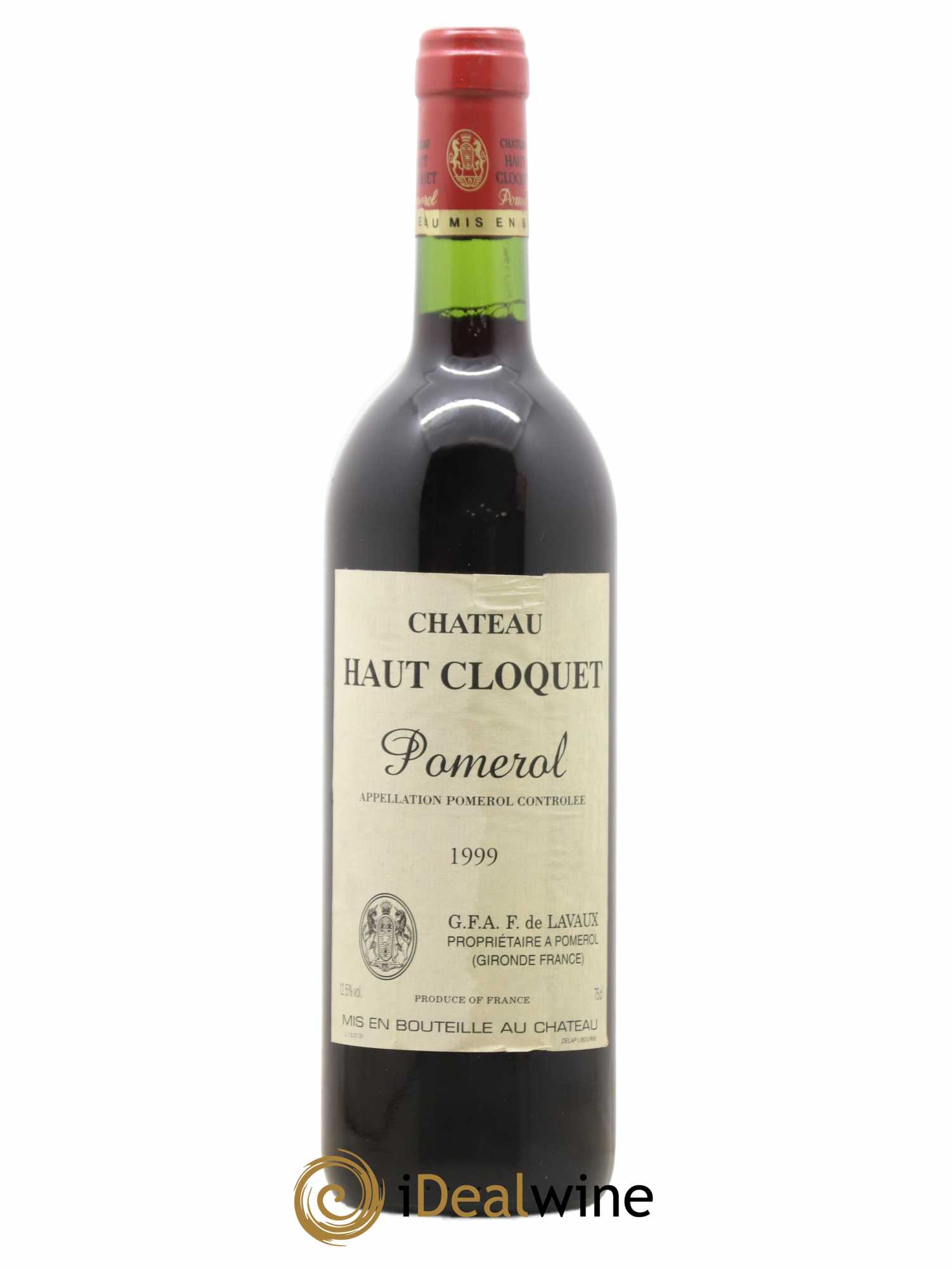 Pomerol Château Haut Cloquet 1999 - Posten von 1 Flasche - 0