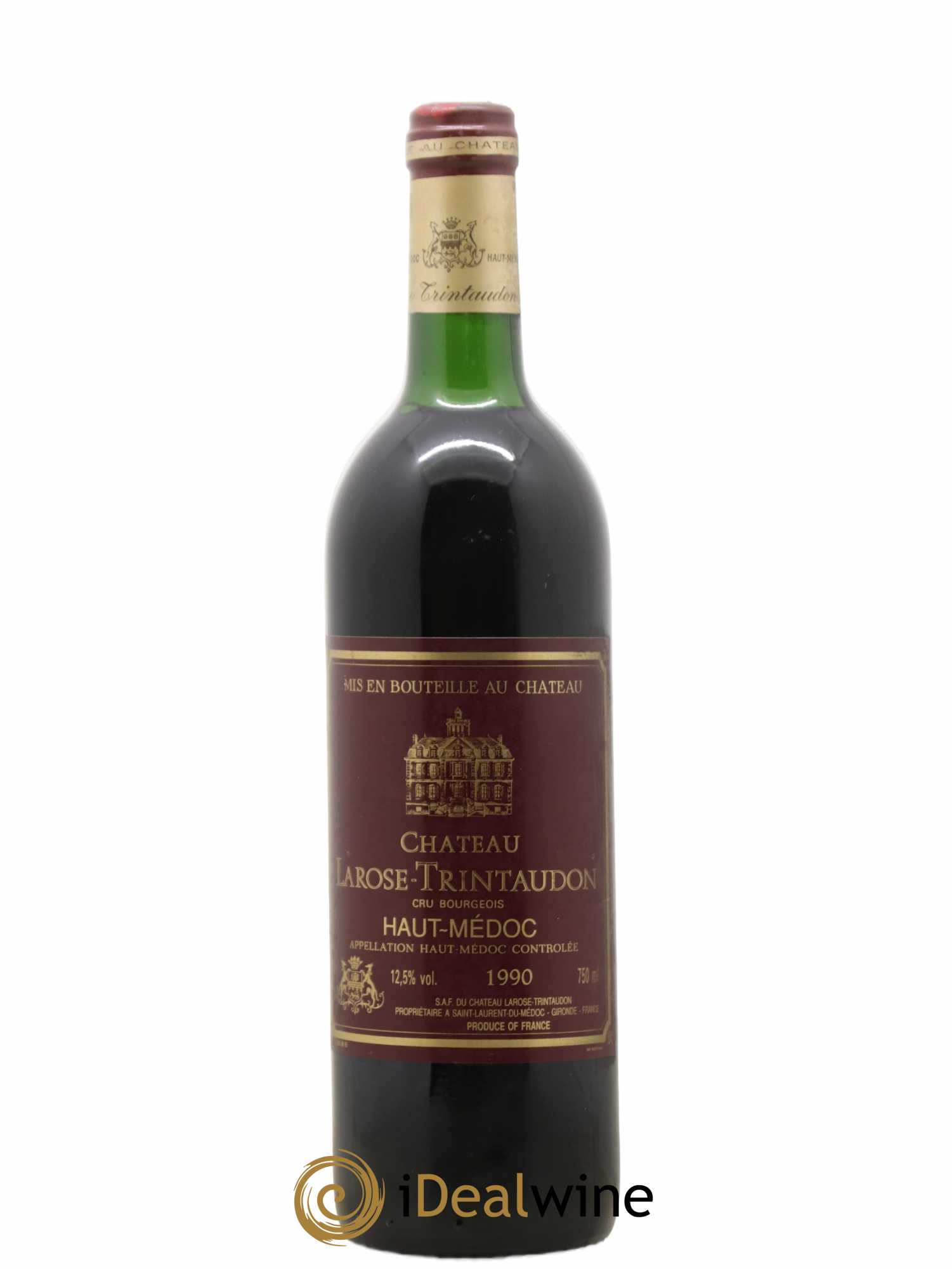 Château Larose Trintaudon Cru Bourgeois 1990 - Lot de 1 bouteille - 0