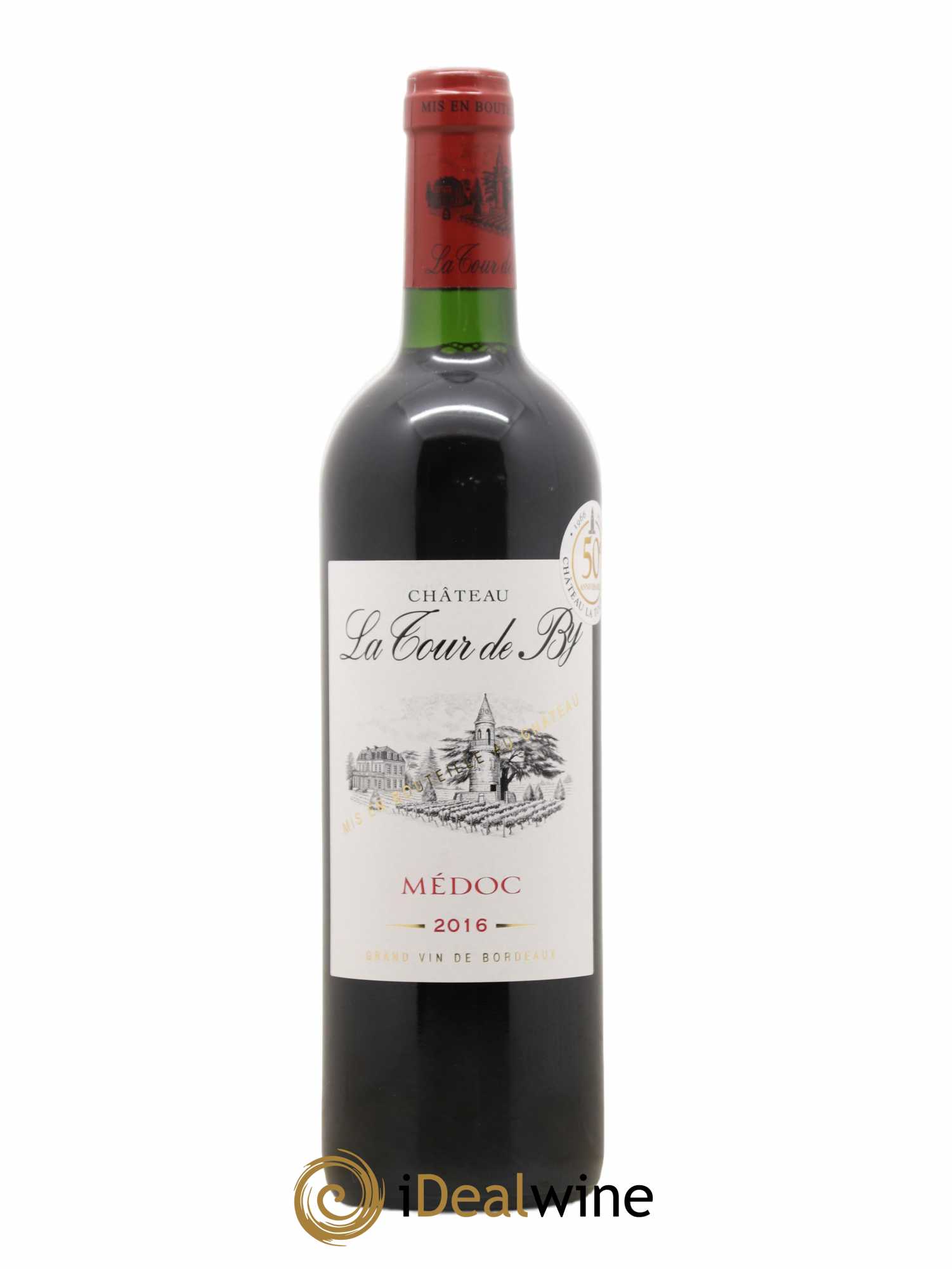Château La Tour de By Cru Bourgeois 2016 - Lot de 1 bouteille - 0