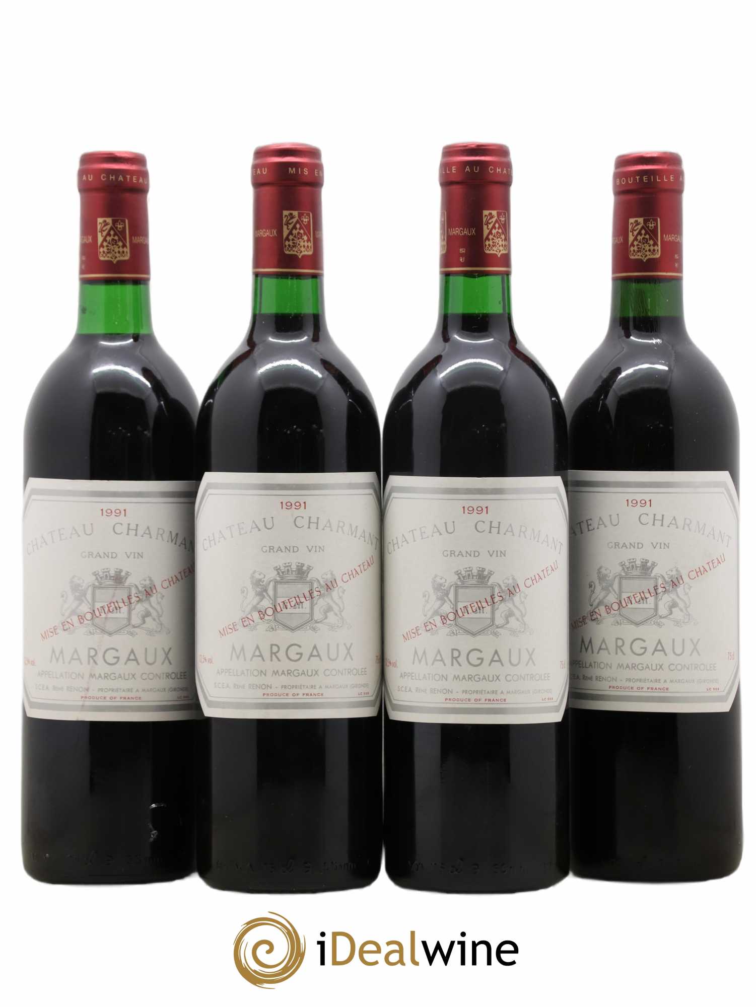 Château Charmant 1991 - Lot de 4 bouteilles - 0