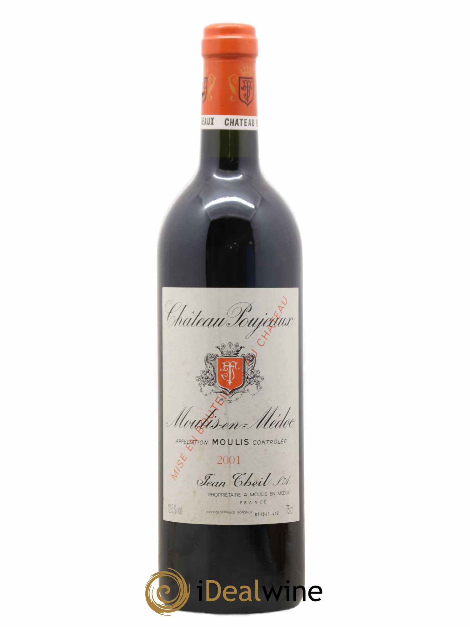 Château Poujeaux 2001 - Lot de 1 bouteille - 0