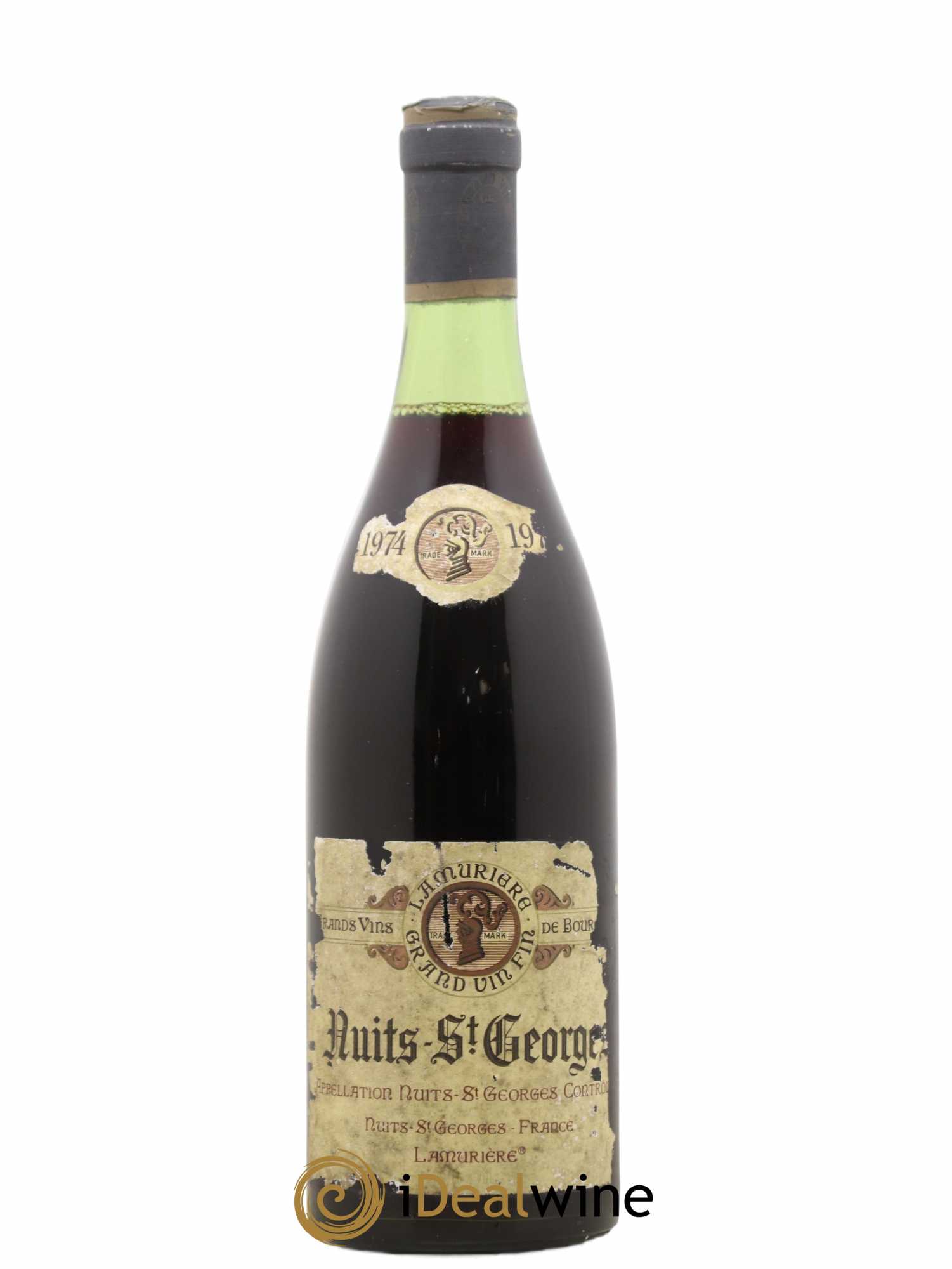 Nuits-Saint-Georges Lamurière 1974 - Lot de 1 bouteille - 0