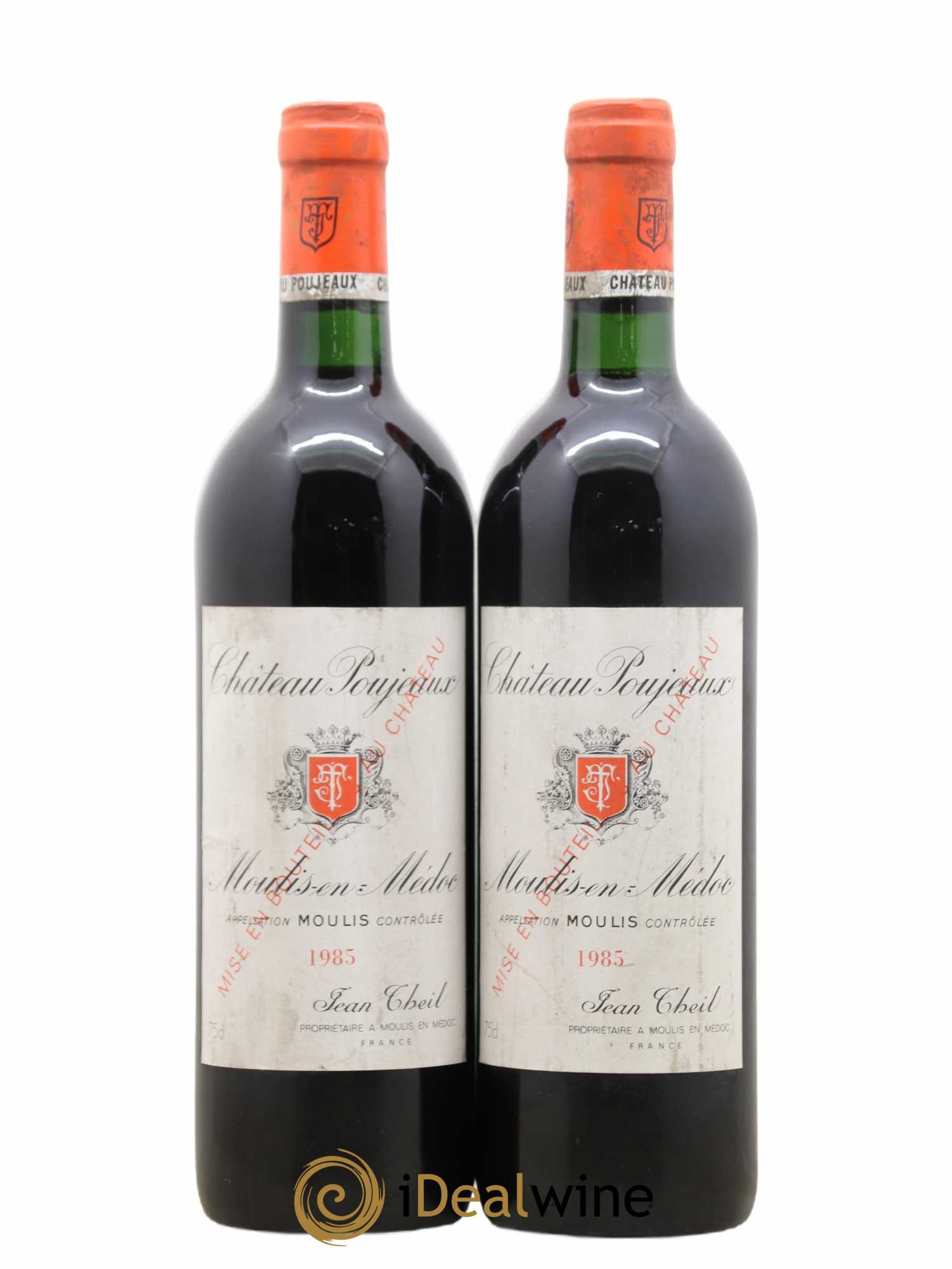 Château Poujeaux 1985 - Lot de 2 bouteilles - 0