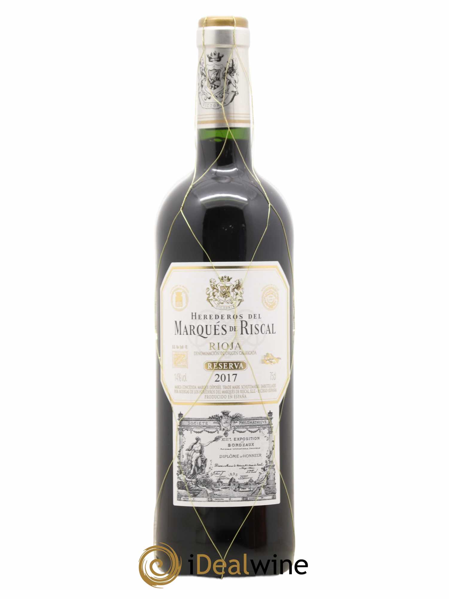 Rioja DOCA Reserva Marqués de Riscal 2017 - Lot of 1 bottle - 0