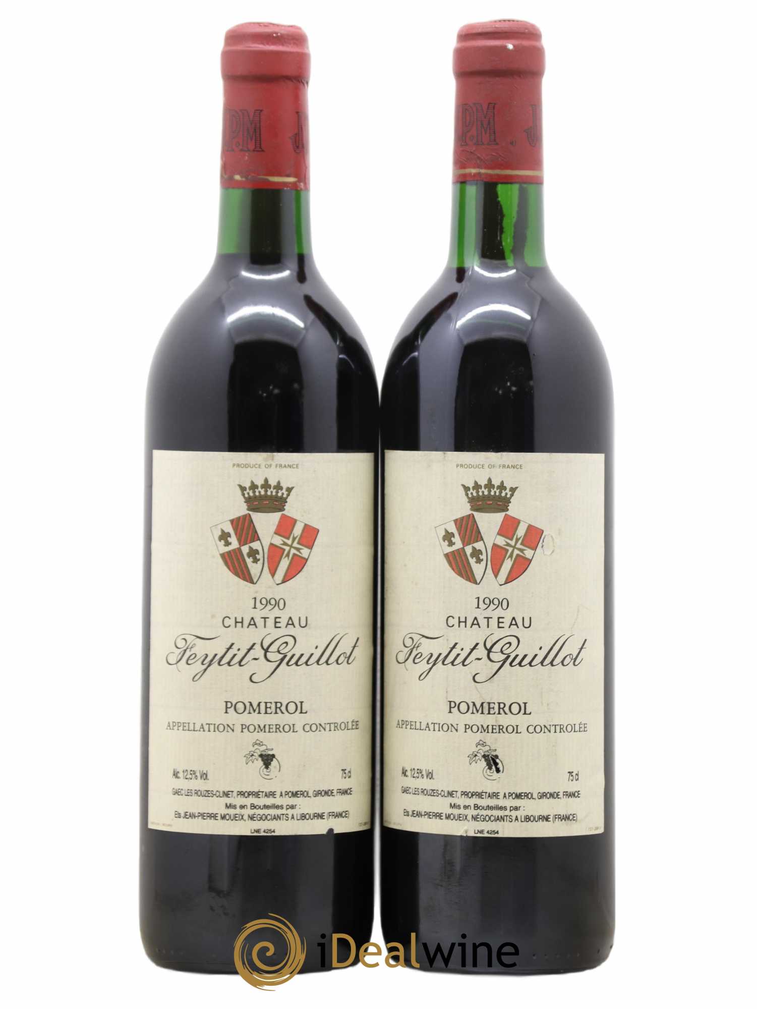 Pomerol Château Feytit-Guillot 1990 - Posten von 2 Flaschen - 0