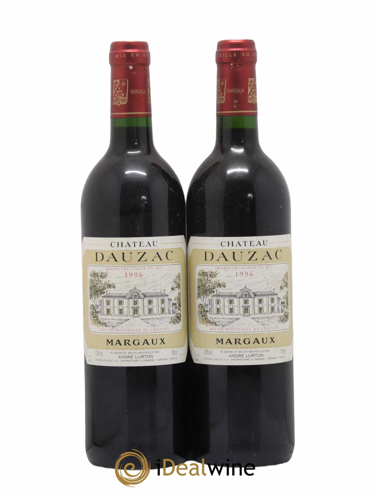 Château Dauzac 5ème Grand Cru Classé 1996 - Lot de 2 bouteilles - 0