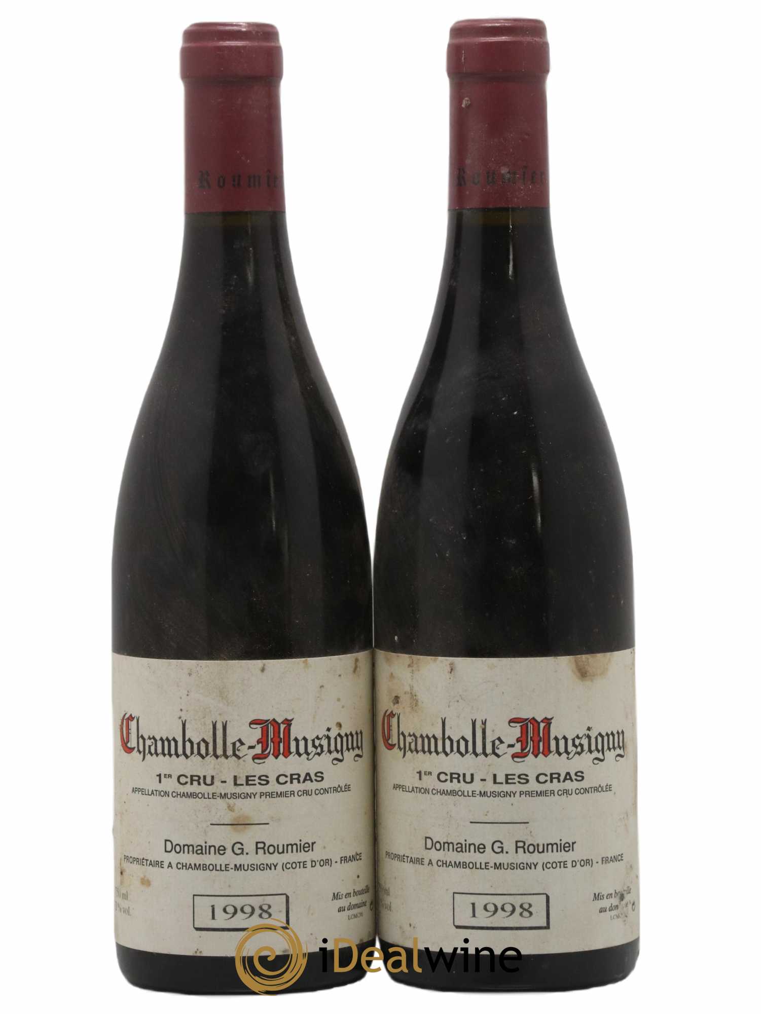 Chambolle-Musigny 1er Cru Les Cras Georges Roumier (Domaine) 1998 - Lot of 2 bottles - 0