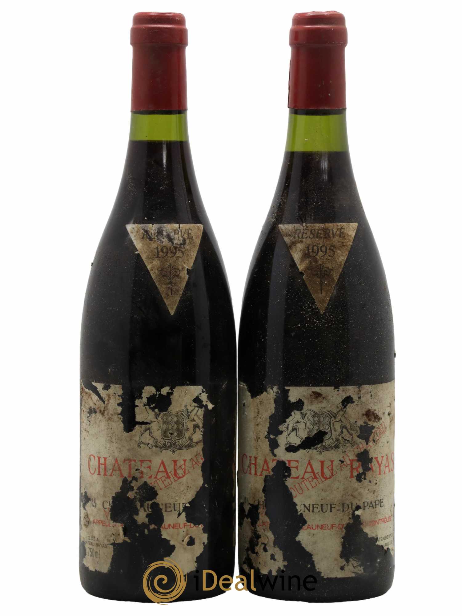 Châteauneuf-du-Pape Château Rayas Emmanuel Reynaud 1995 - Lot de 2 bouteilles - 0
