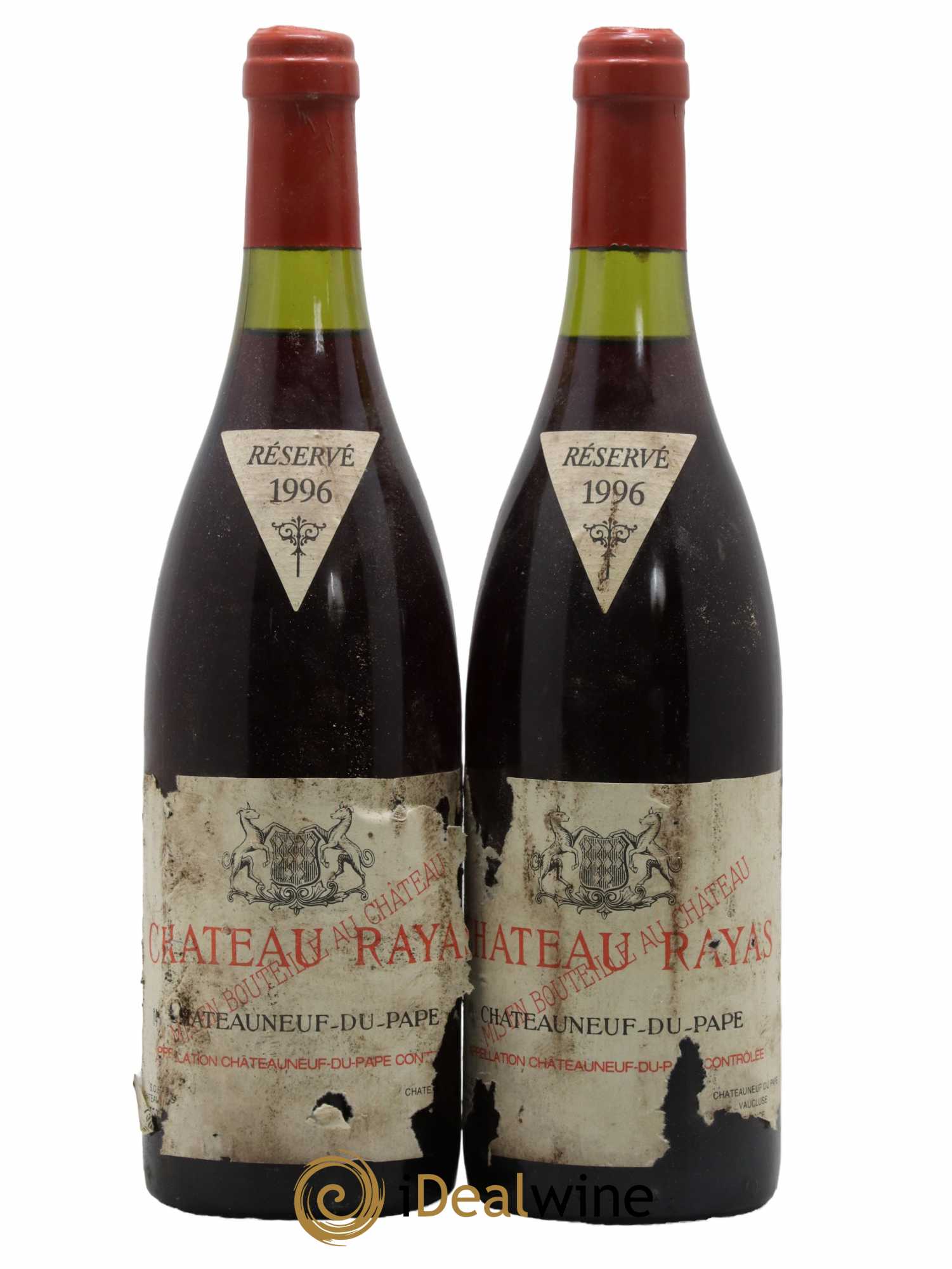 Châteauneuf-du-Pape Château Rayas Emmanuel Reynaud 1996 - Lot de 2 bouteilles - 0