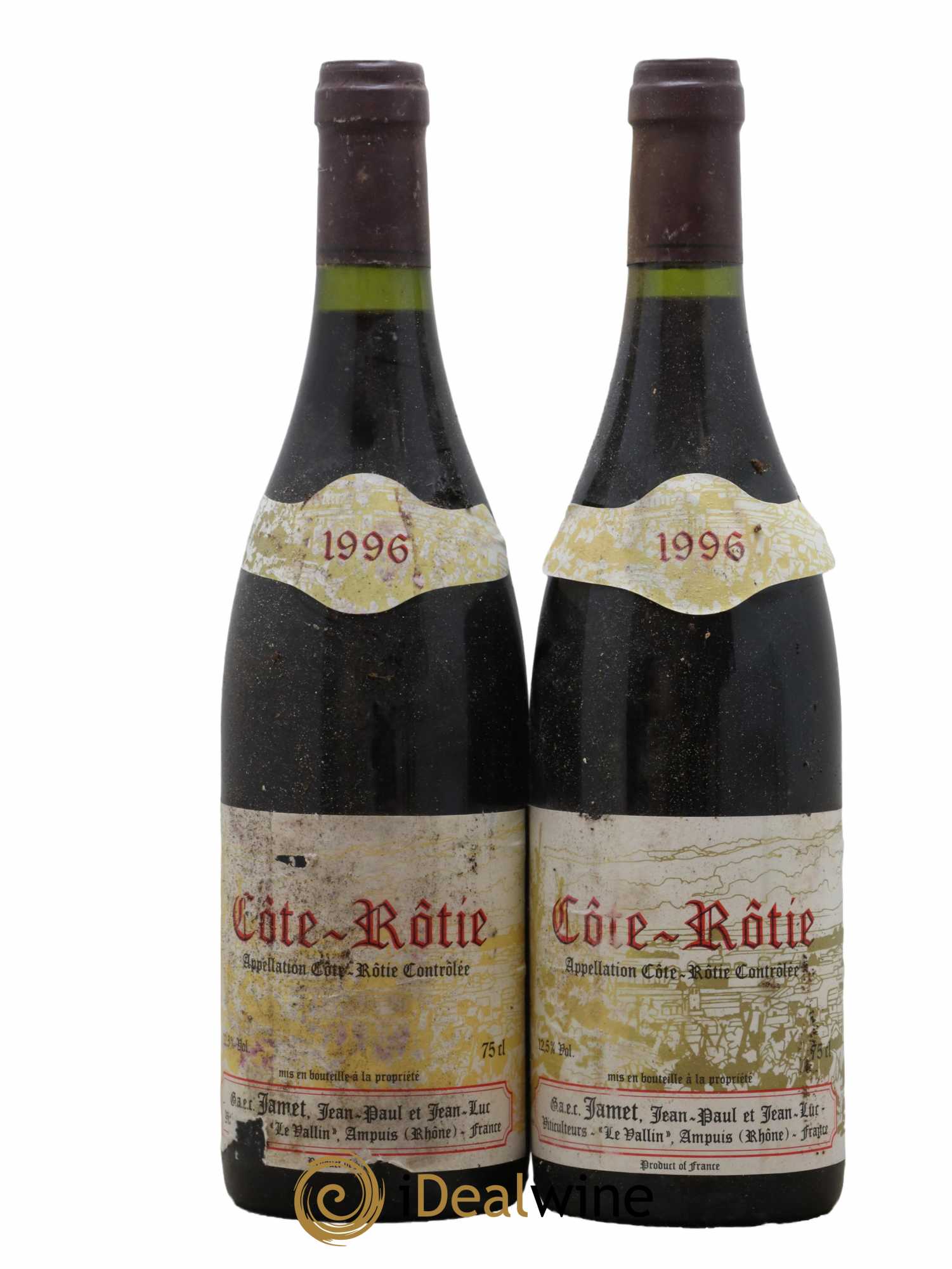 Côte-Rôtie Jamet (Domaine) 1996 - Posten von 2 Flaschen - 0