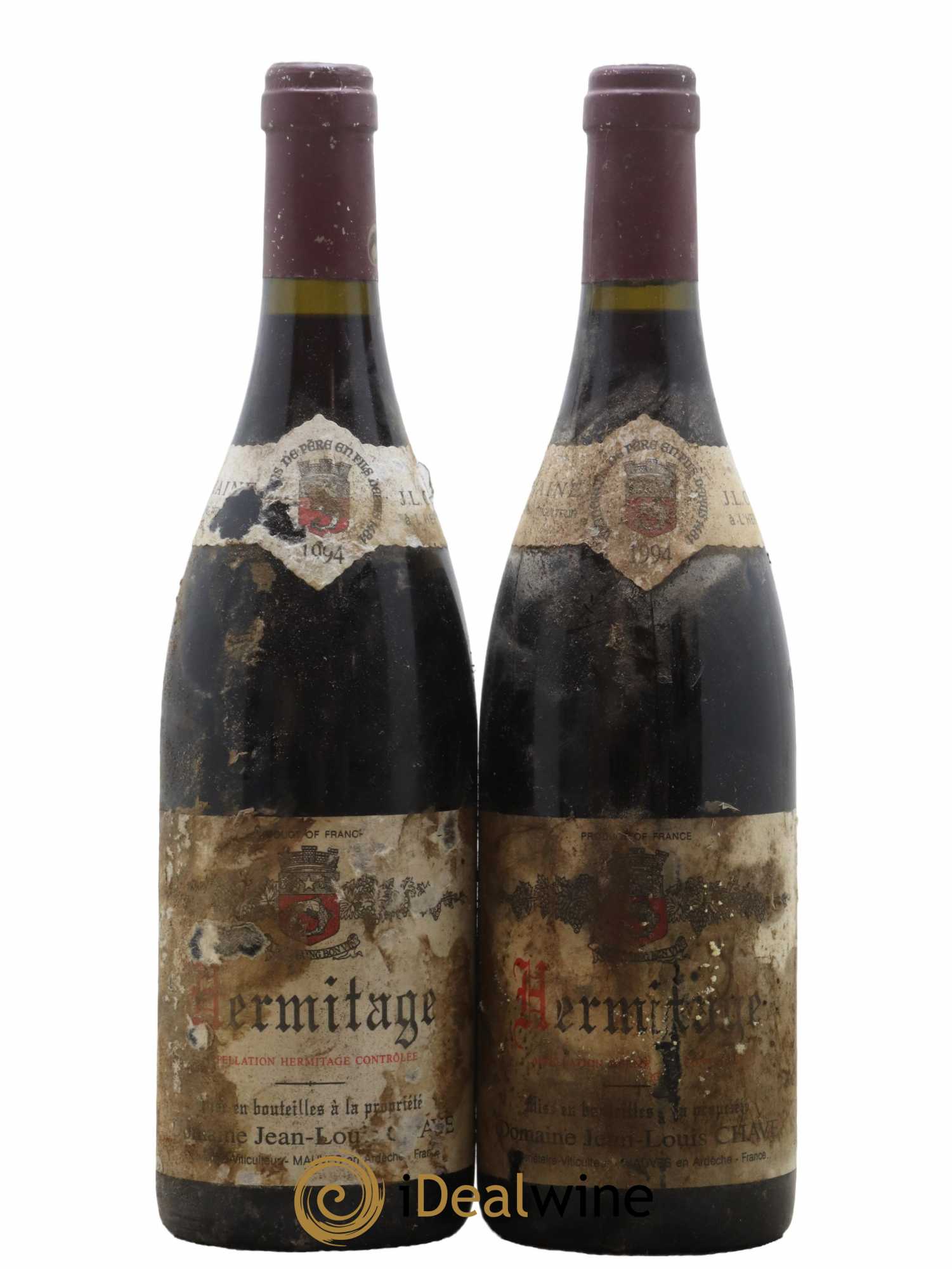 Hermitage Jean-Louis Chave 1994 - Lot of 2 bottles - 0