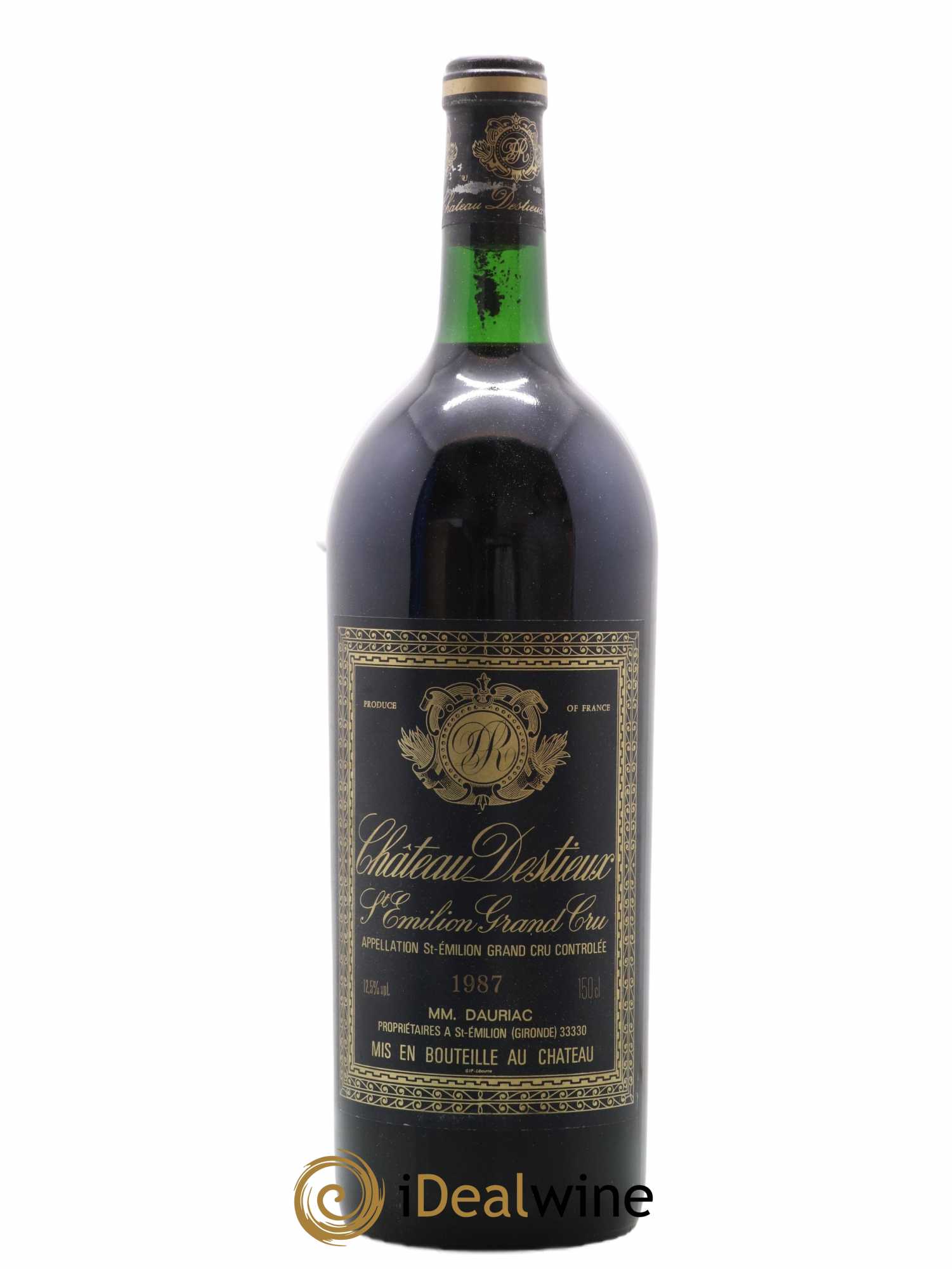 Château Destieux Grand Cru Classé 1987 - Lot de 1 magnum - 0