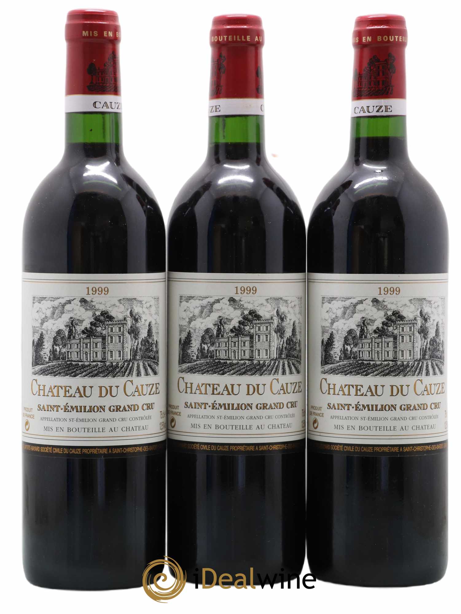 Château du Cauze (sans prix de réserve) 1999 - Lot de 6 bouteilles - 1