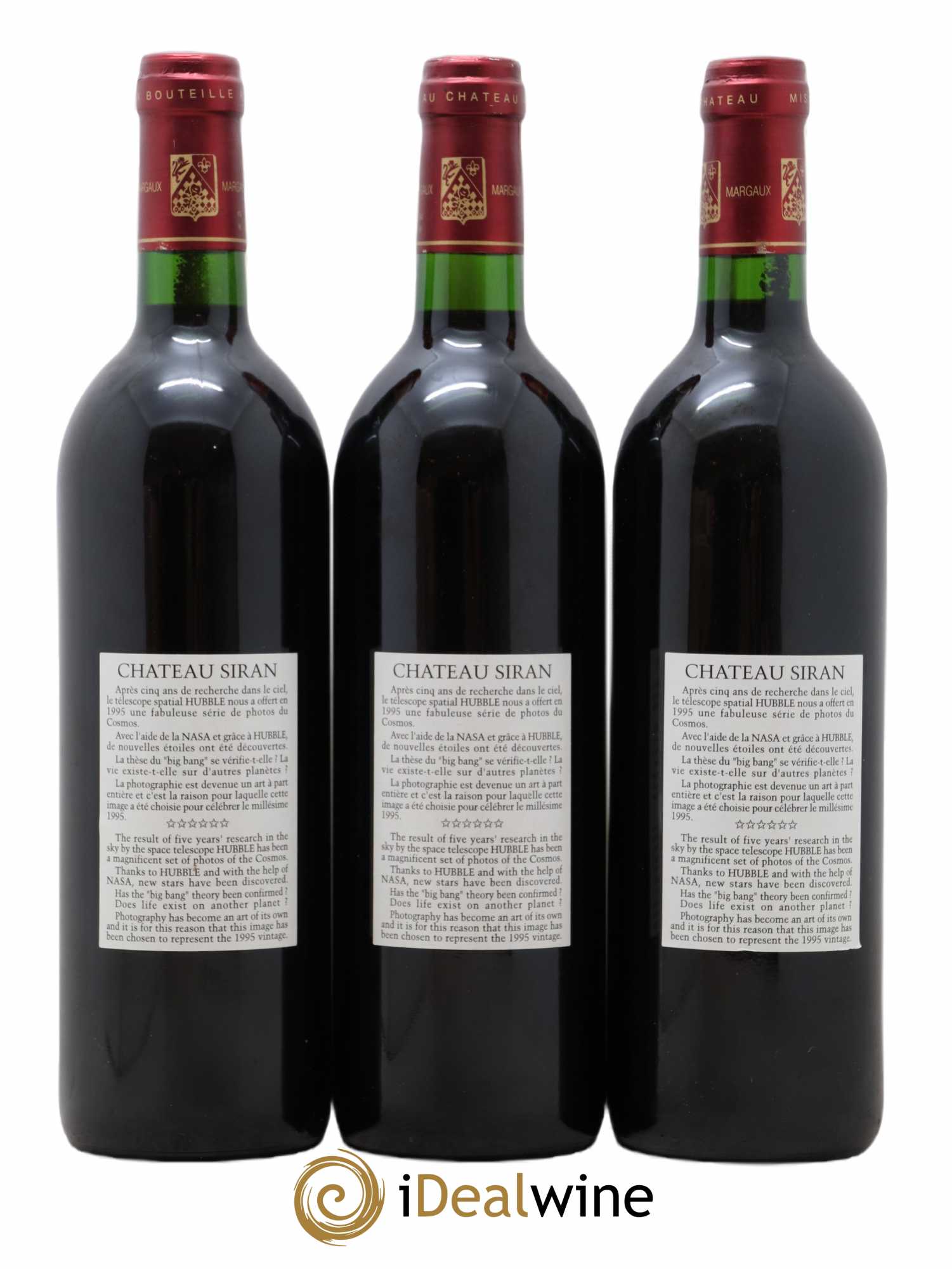 Château Siran 1995 - Lot de 3 bouteilles - 1