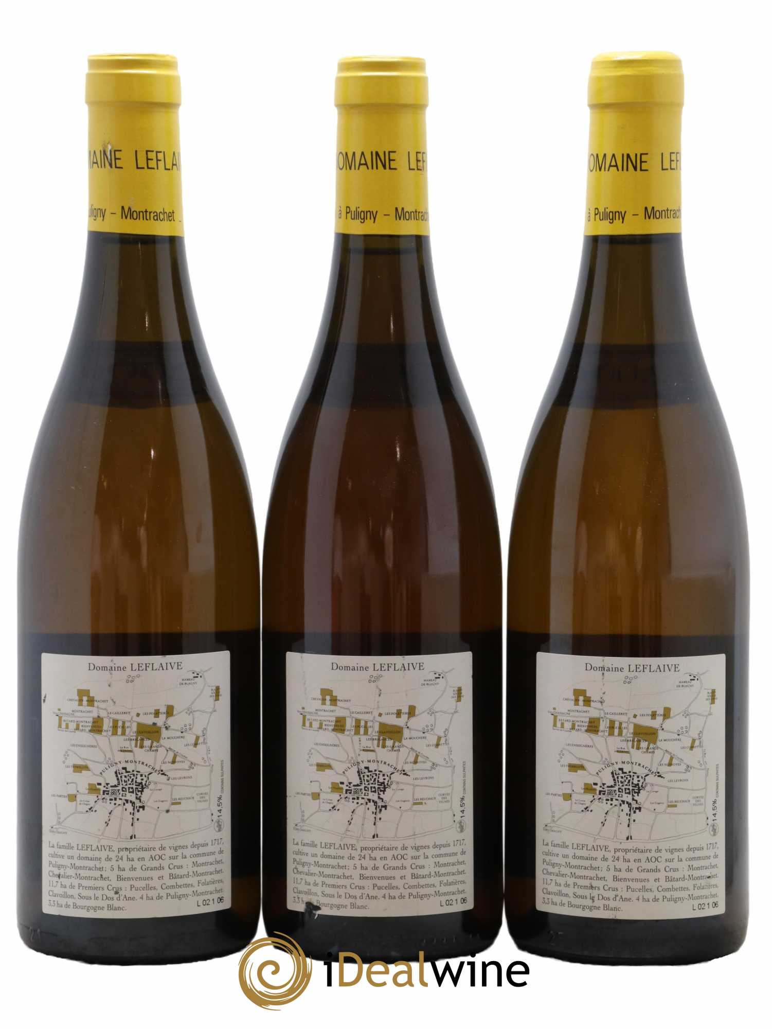 Puligny-Montrachet Leflaive (Domaine) 2006 - Lot de 3 bouteilles - 1