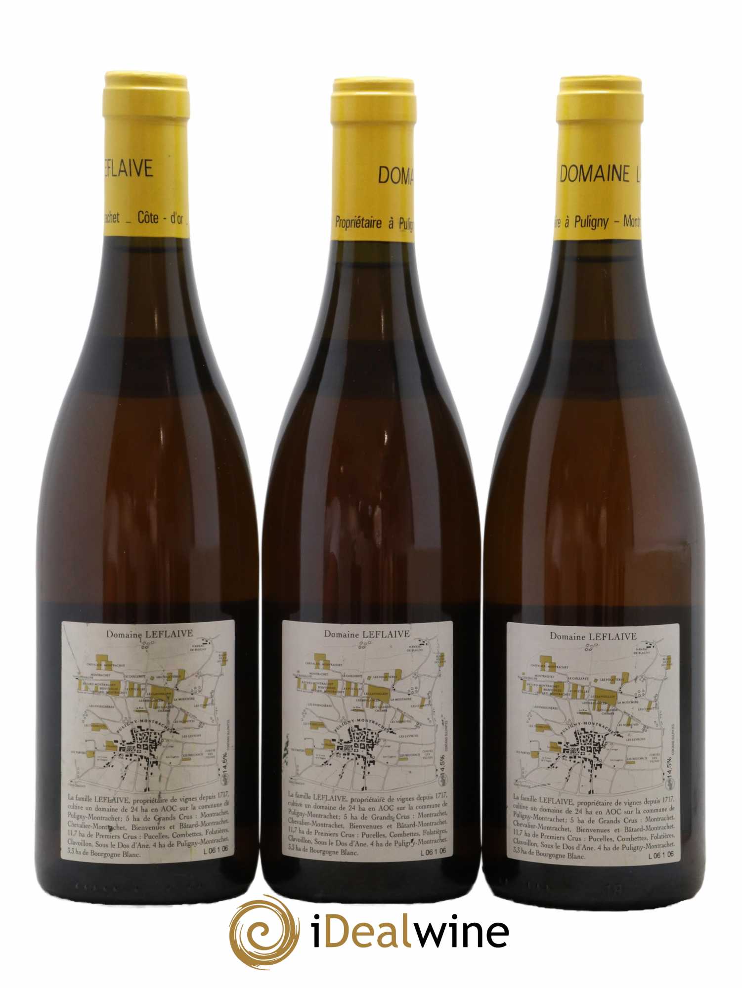 Puligny-Montrachet 1er Cru Les Pucelles Leflaive (Domaine) 2006 - Lot de 3 bouteilles - 1