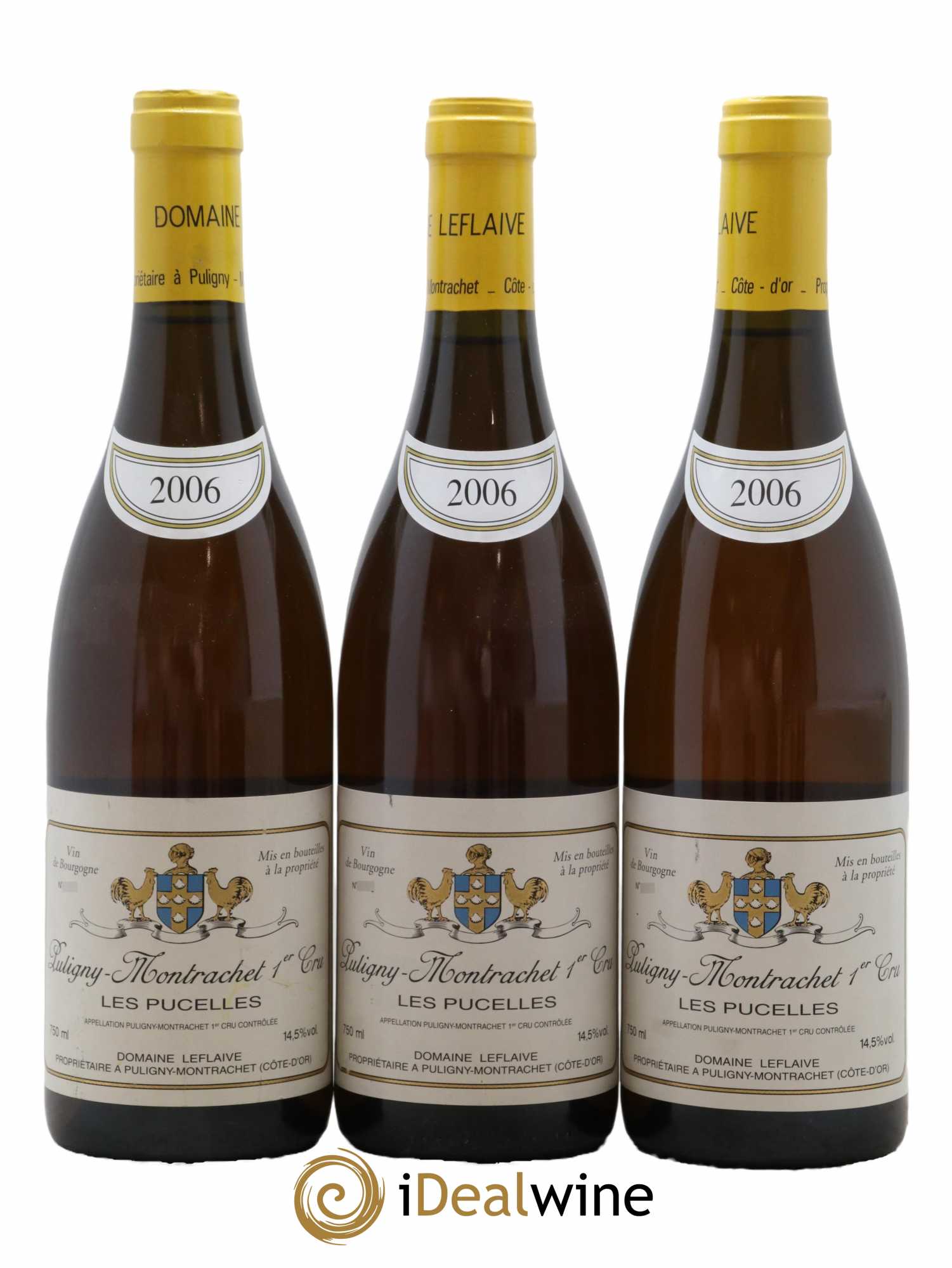 Puligny-Montrachet 1er Cru Les Pucelles Leflaive (Domaine) 2006 - Lot de 3 bouteilles - 0