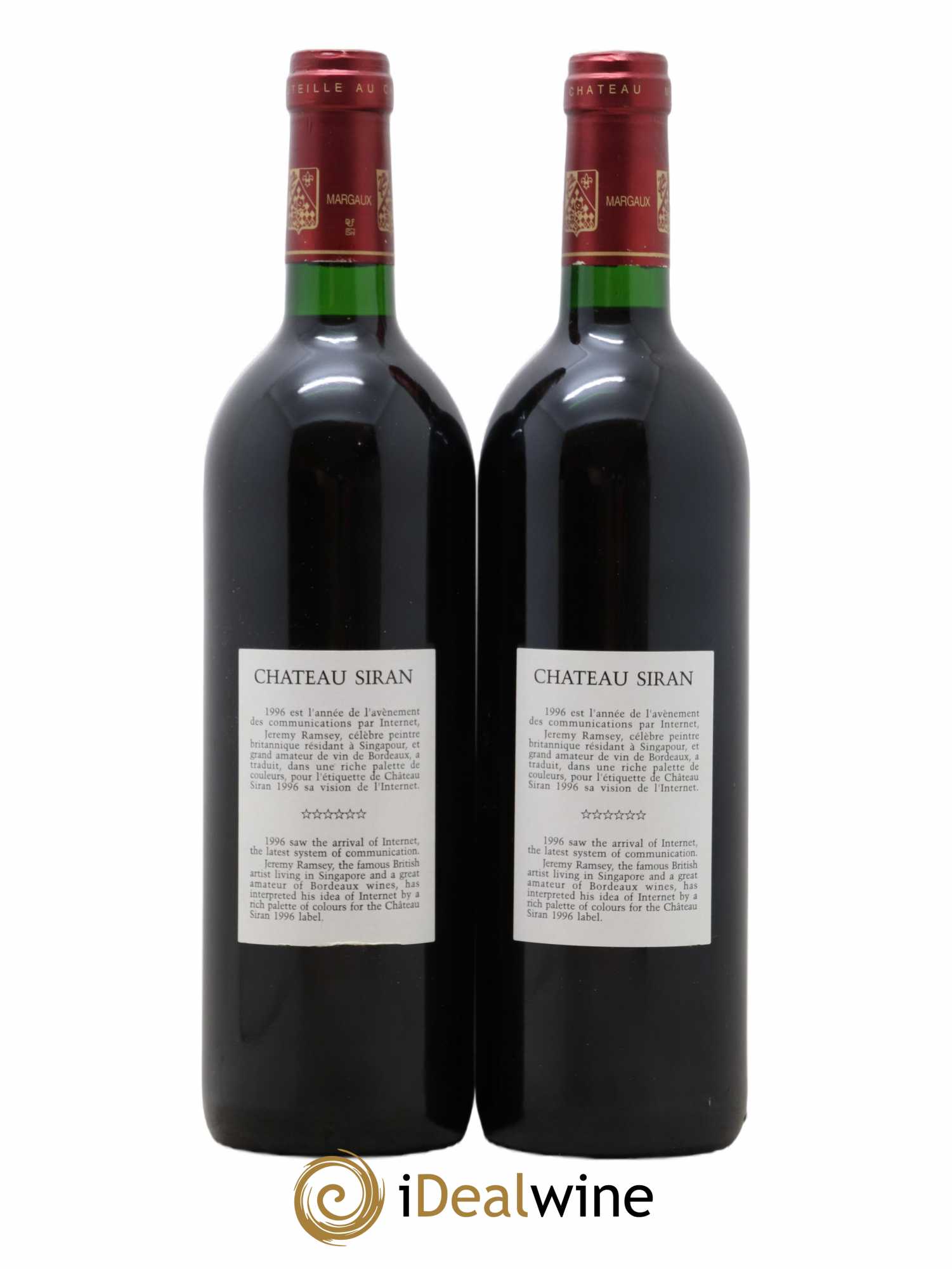 Château Siran 1996 - Lot de 2 bouteilles - 1