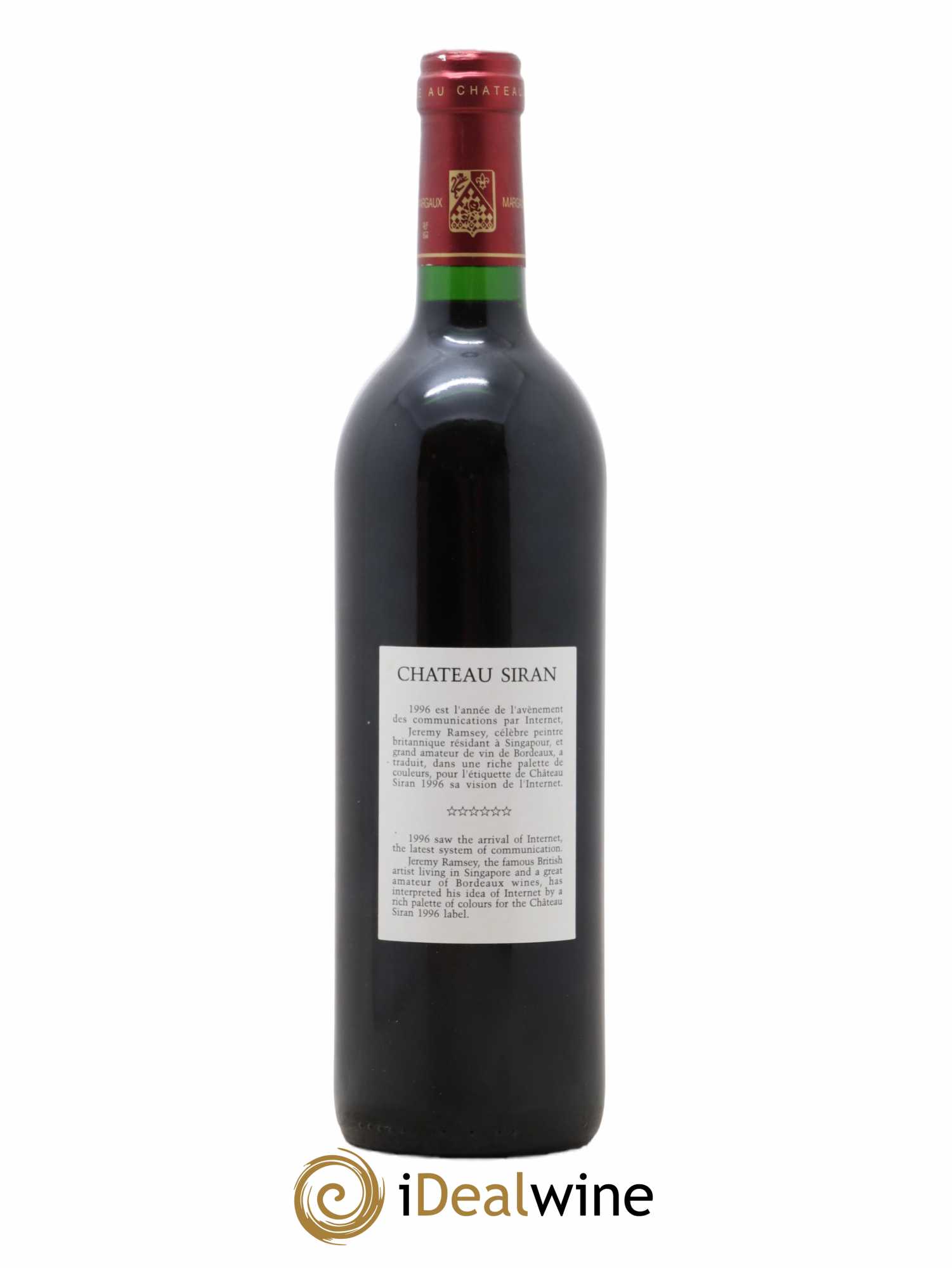 Château Siran 1996 - Lot de 1 bouteille - 1