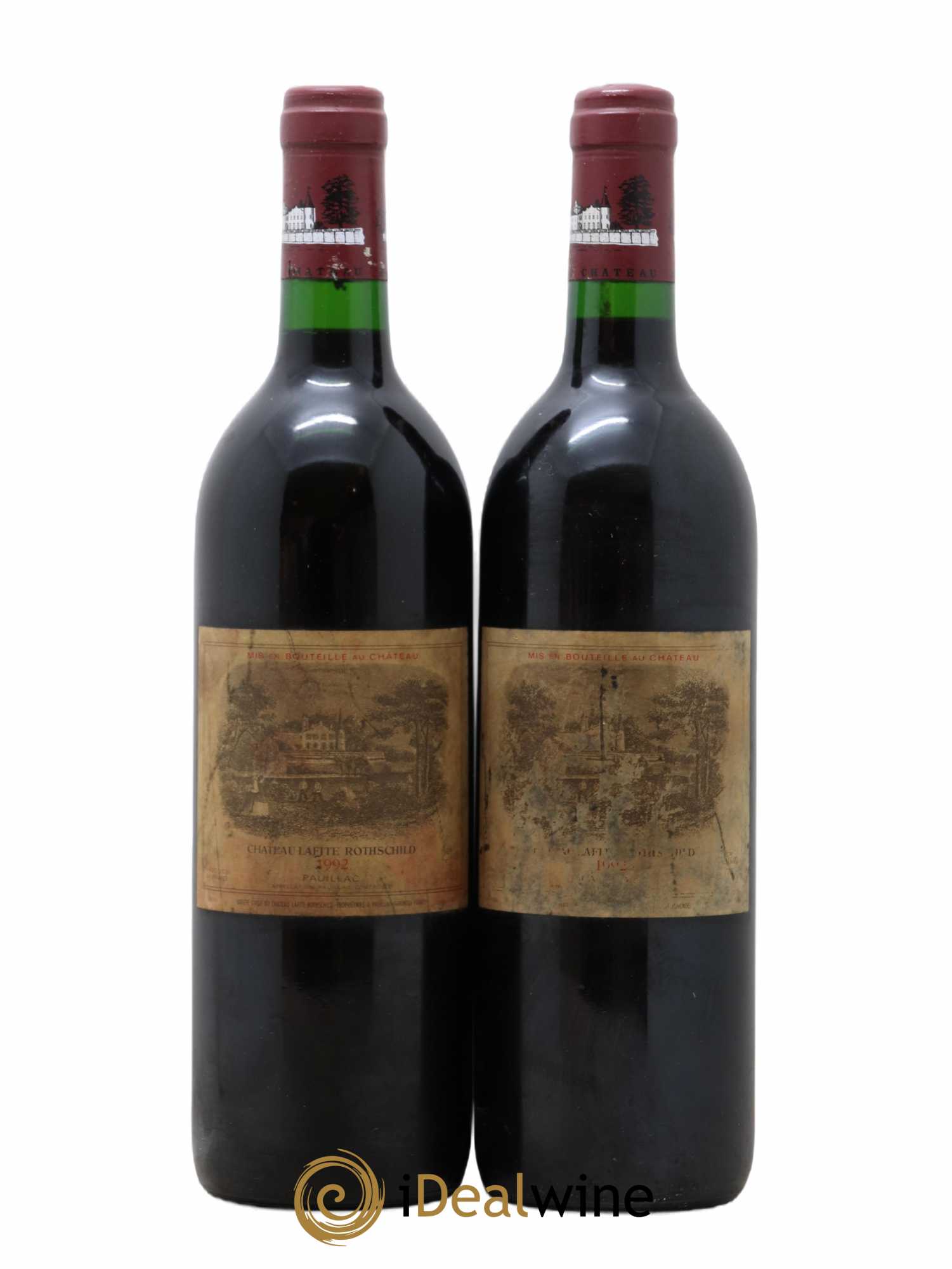 Château Lafite Rothschild 1er Grand Cru Classé 1992 - Lot de 2 bouteilles - 0