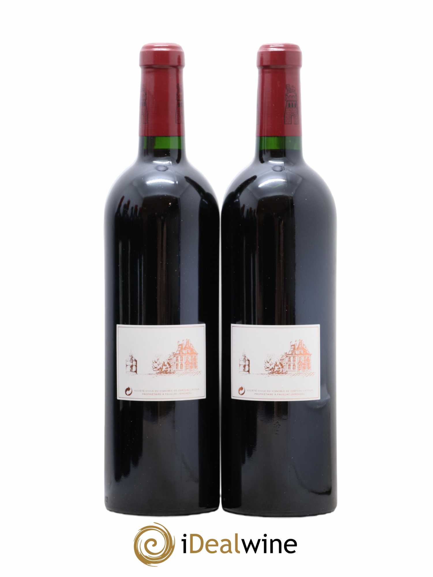 Caisse Duclot 2 Petrus, 2 Lafite Rothschild, 2 Latour, 2 Mouton Rothschild, 2 Margaux, 2 Cheval Blanc 1998 - Posten von 1 Flasche - 4