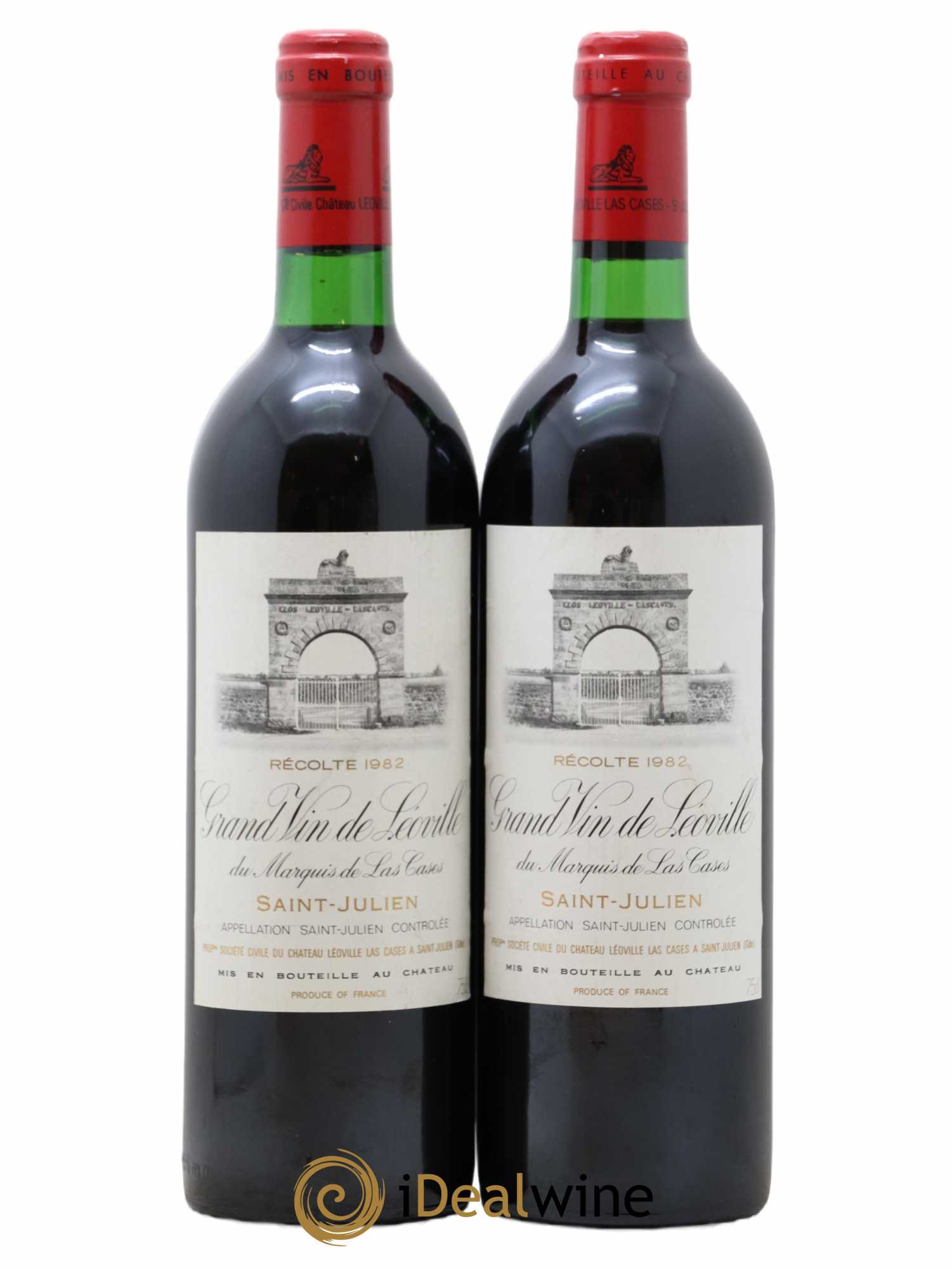 Château Léoville Las Cases 2ème Grand Cru Classé 1982 - Lot de 2 bouteilles - 0