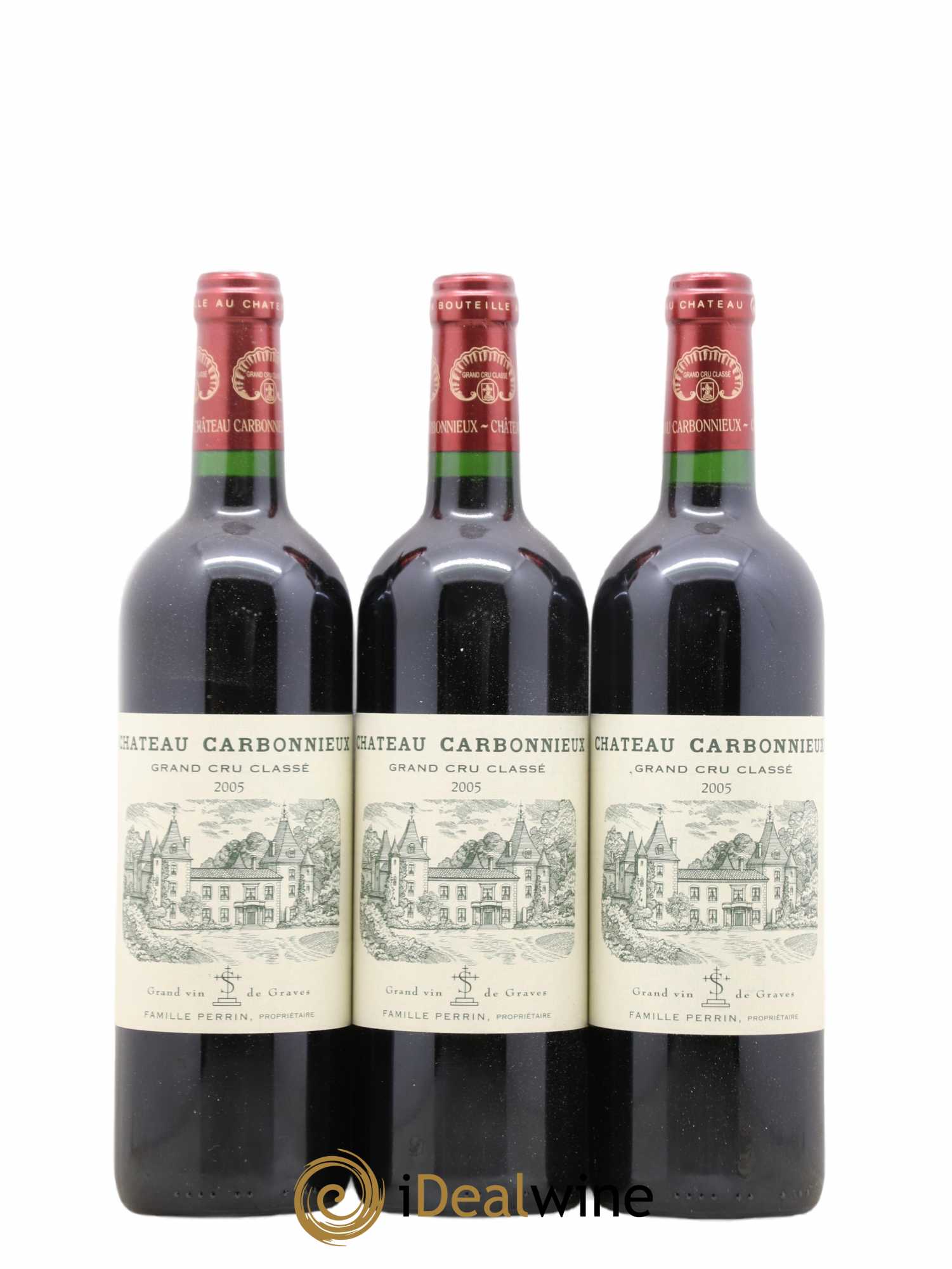Château Carbonnieux Cru Classé de Graves 2005 - Lot of 12 bottles - 1