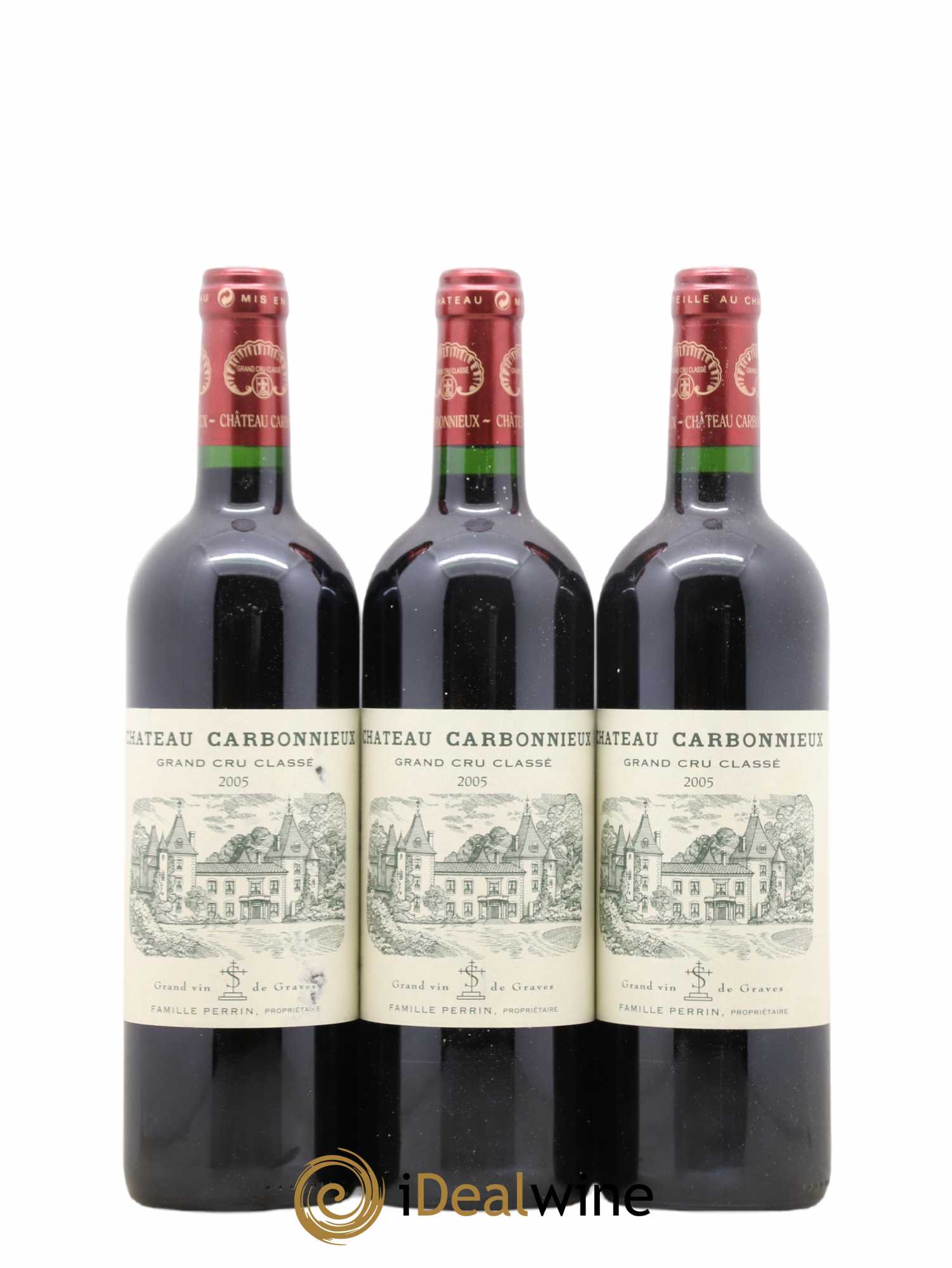 Château Carbonnieux Cru Classé de Graves 2005 - Lot of 12 bottles - 2