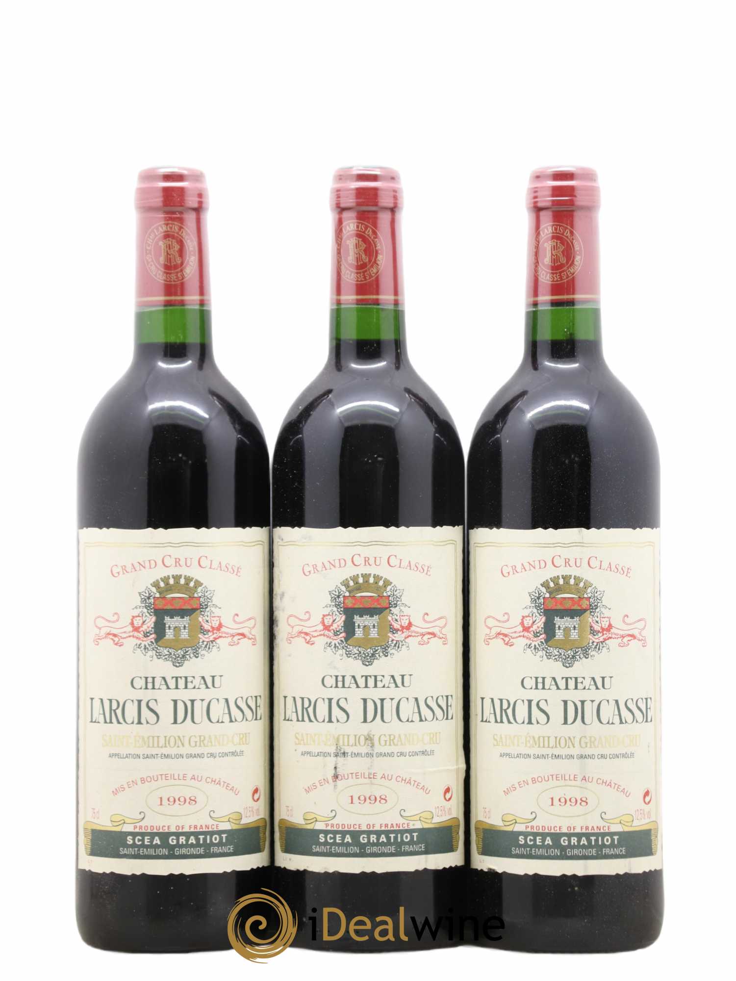 Château Larcis Ducasse 1er Grand Cru Classé B 1998 - Lot de 6 bouteilles - 2