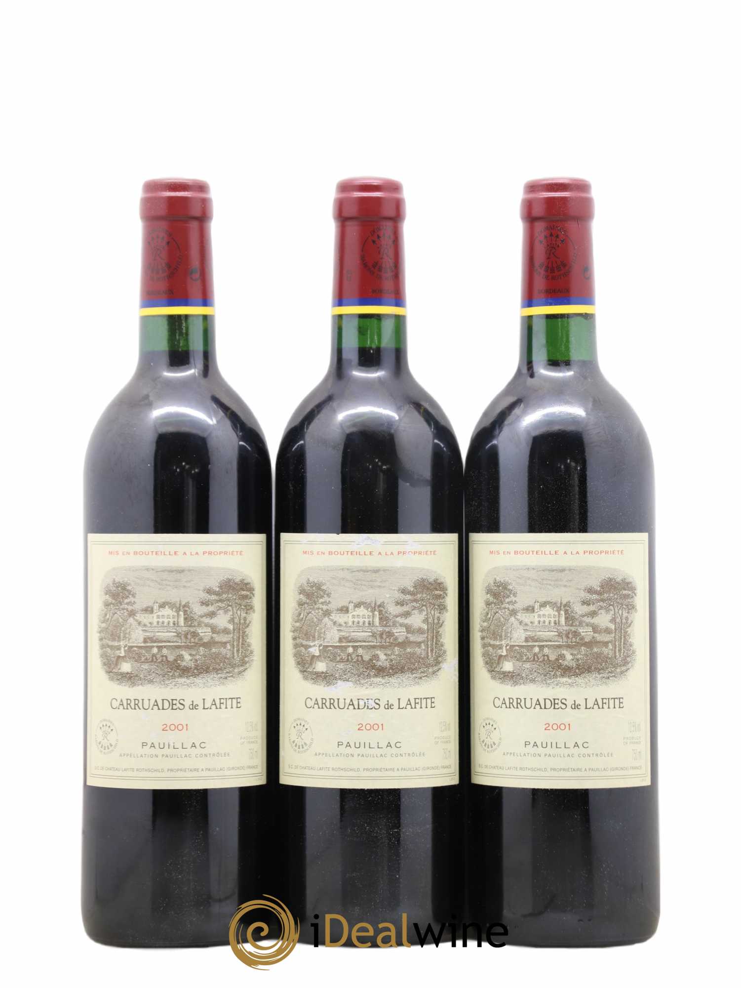 Carruades de Lafite Rothschild Second Vin 2001 - Lot de 12 bouteilles - 1