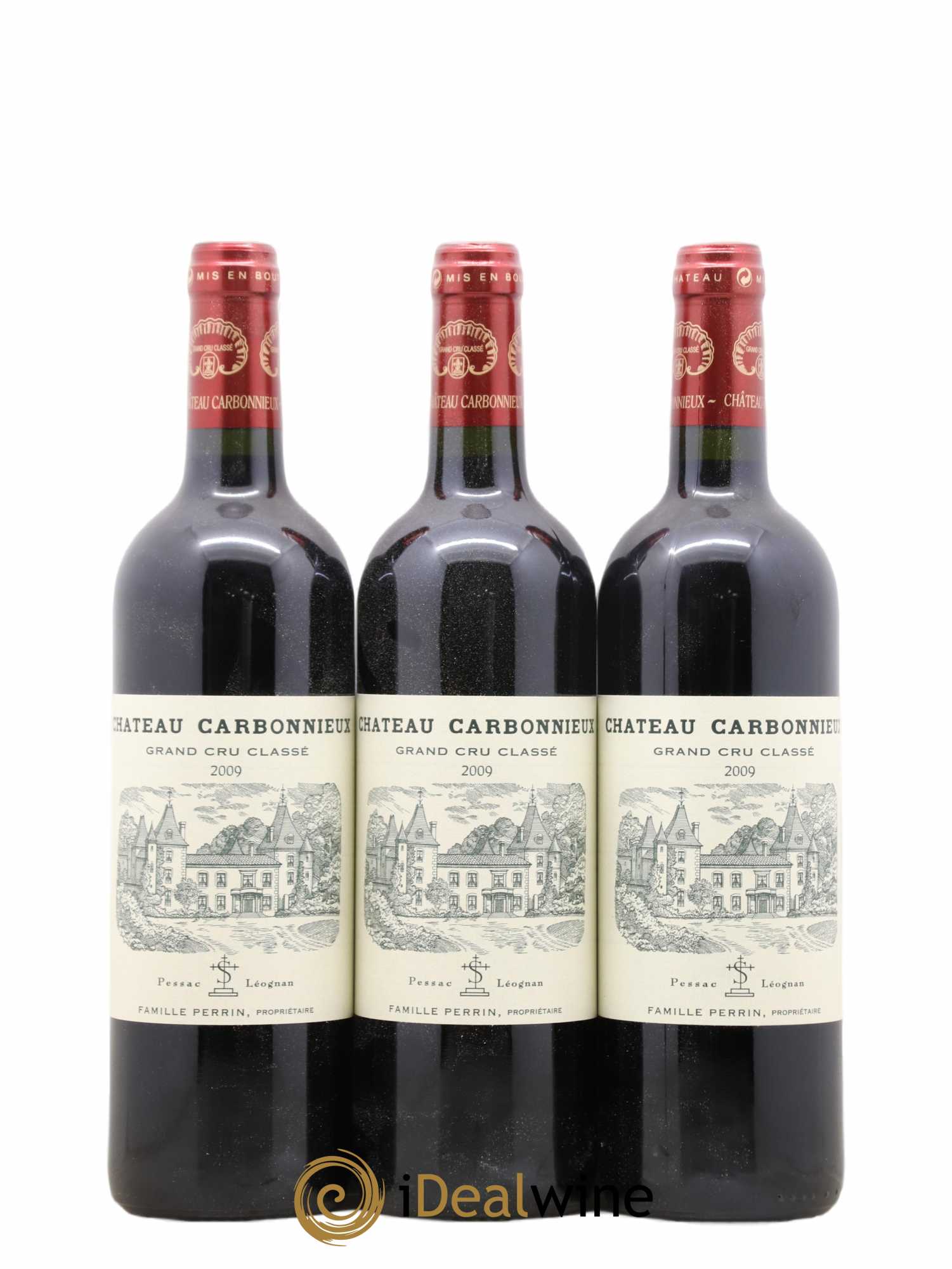 Château Carbonnieux Cru Classé de Graves 2009 - Lot de 6 bouteilles - 1