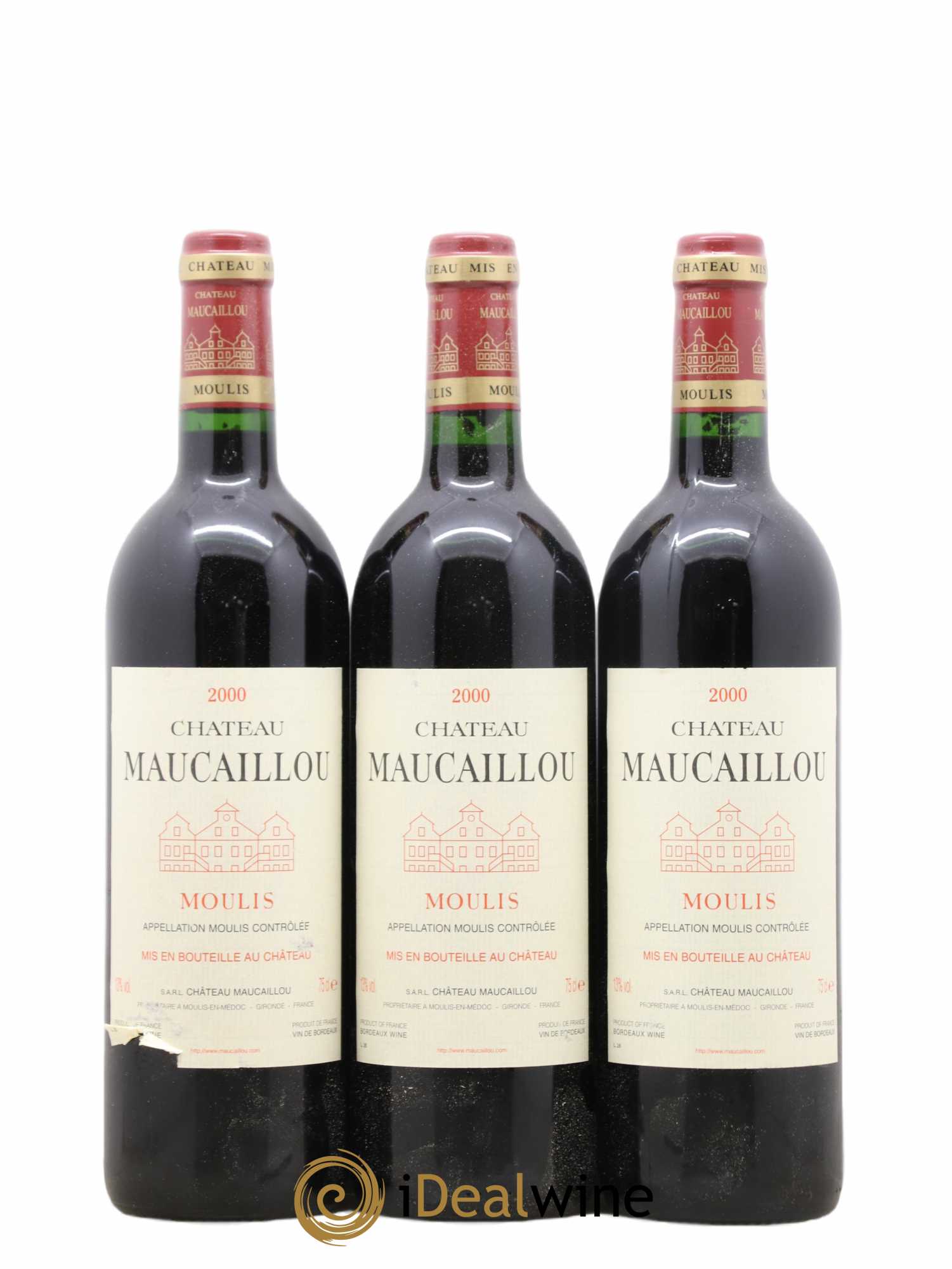 Château Maucaillou 2000 - Lot de 6 bouteilles - 1