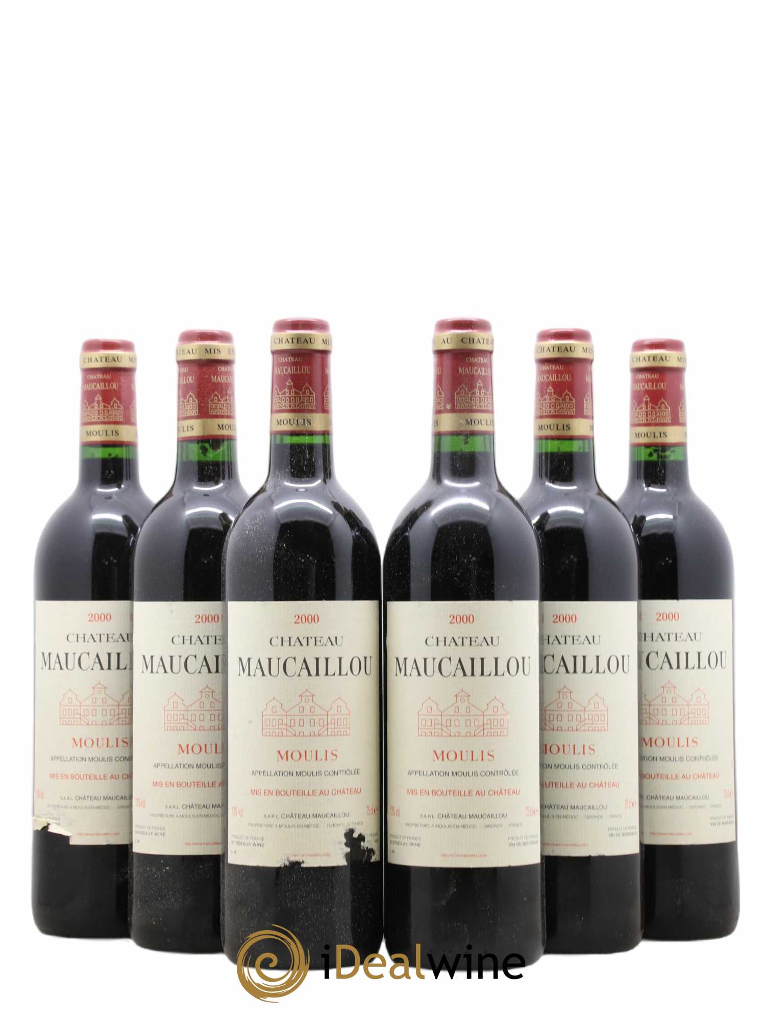 Château Maucaillou 2000 - Lot de 6 bouteilles - 0