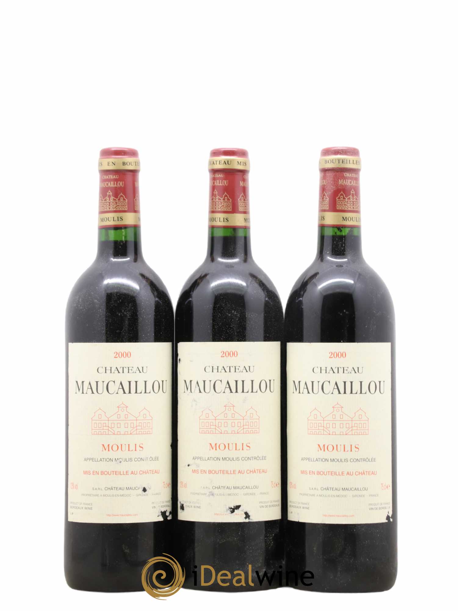 Château Maucaillou 2000 - Lot de 6 bouteilles - 1