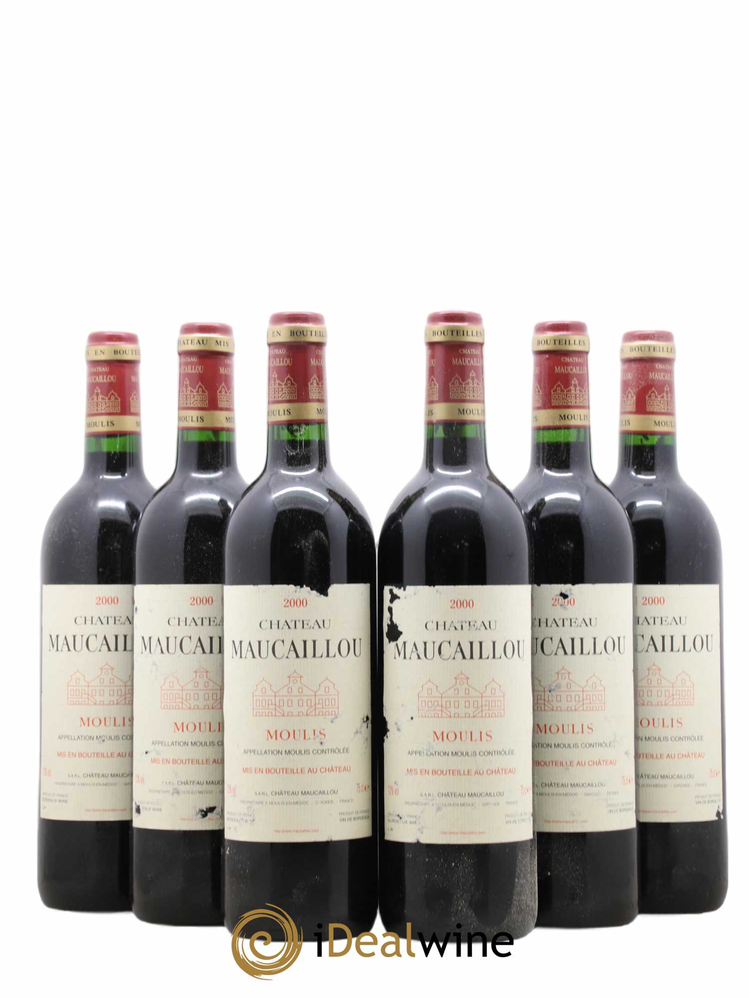 Château Maucaillou 2000 - Lot de 6 bouteilles - 0