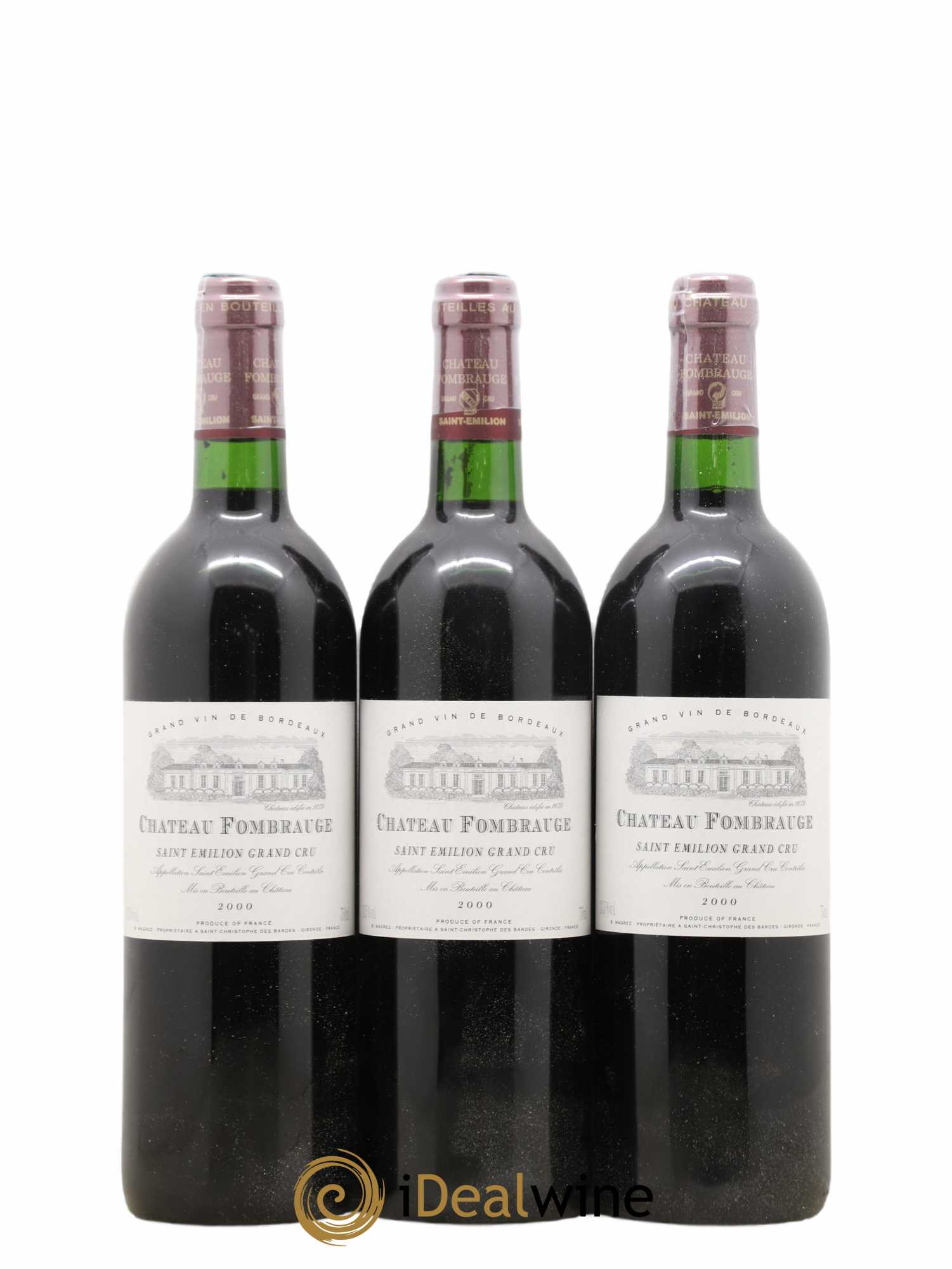 Château Fombrauge Grand Cru Classé 2000 - Lot de 6 bouteilles - 2