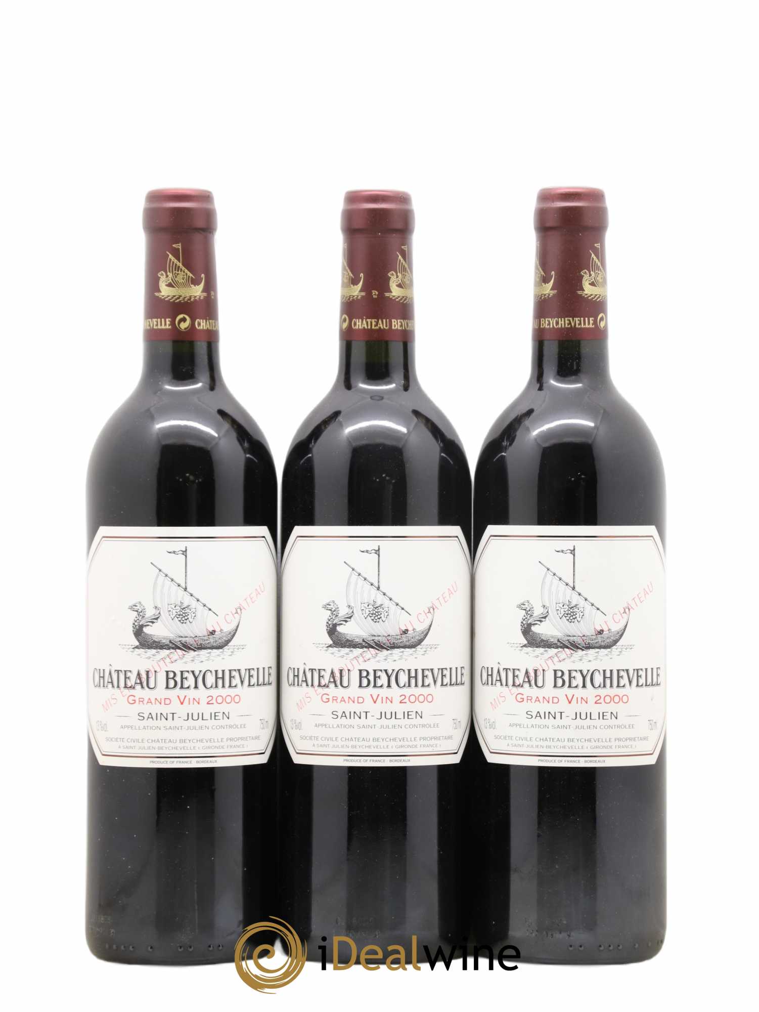 Château Beychevelle 4ème Grand Cru Classé 2000 - Lot de 6 bouteilles - 2