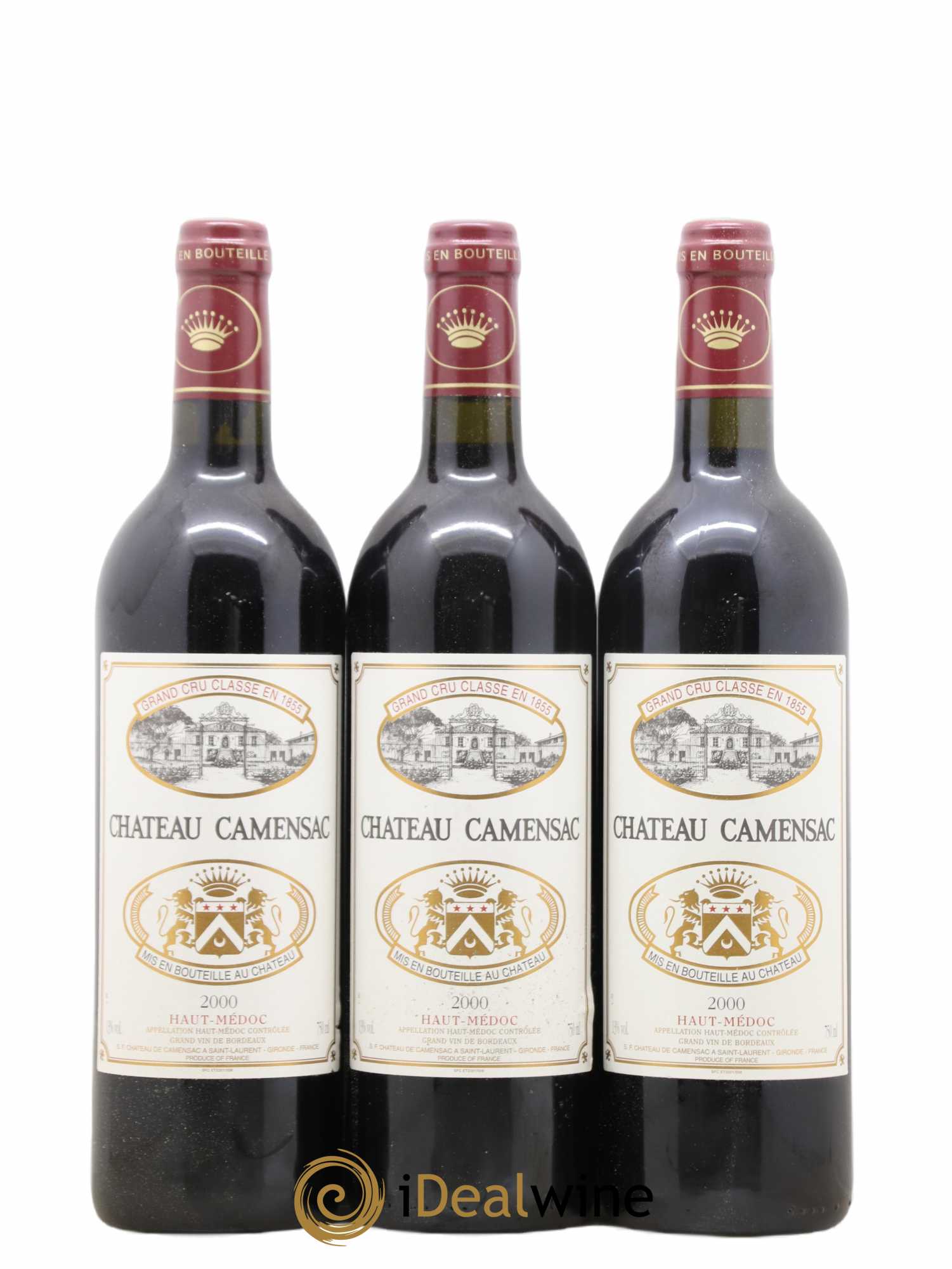 Château Camensac 5ème Grand Cru Classé 2000 - Lot de 12 bouteilles - 2